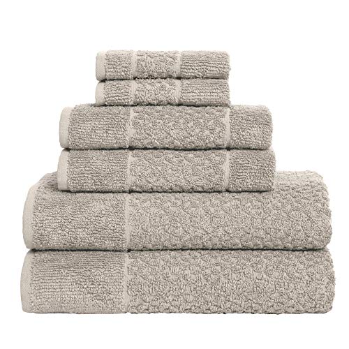 Mei-Tal Luxury 6 Piece Genuine Cotton Bath Towel Set