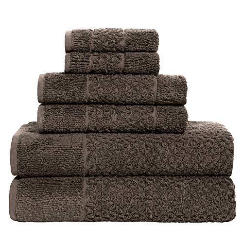 Mei-Tal Luxury 6 Piece Genuine Cotton Bath Towel Set