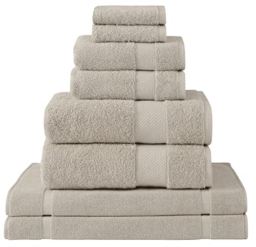 Towels Beyond - Luxury Towel Set for Bathroom, 100% Turkish Cotton, Quick Dry, Soft and Absorbent Bath Towels, Hand Towels, and Washcloths, Madison Collection
