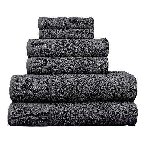 Mei-Tal Luxury 6 Piece Genuine Cotton Bath Towel Set