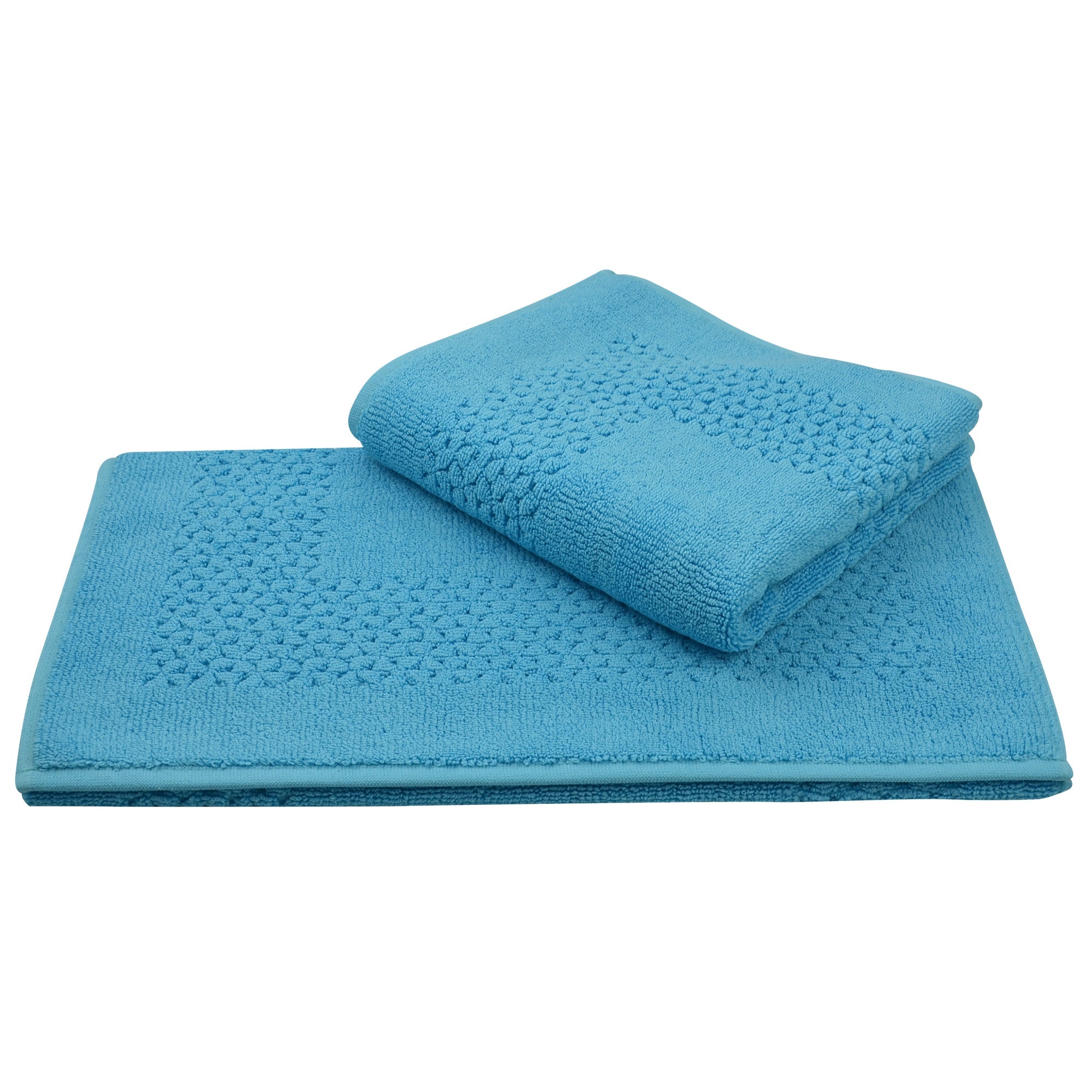 Mei-Tal Turkish Cotton Bath Mat - 2 Pieces