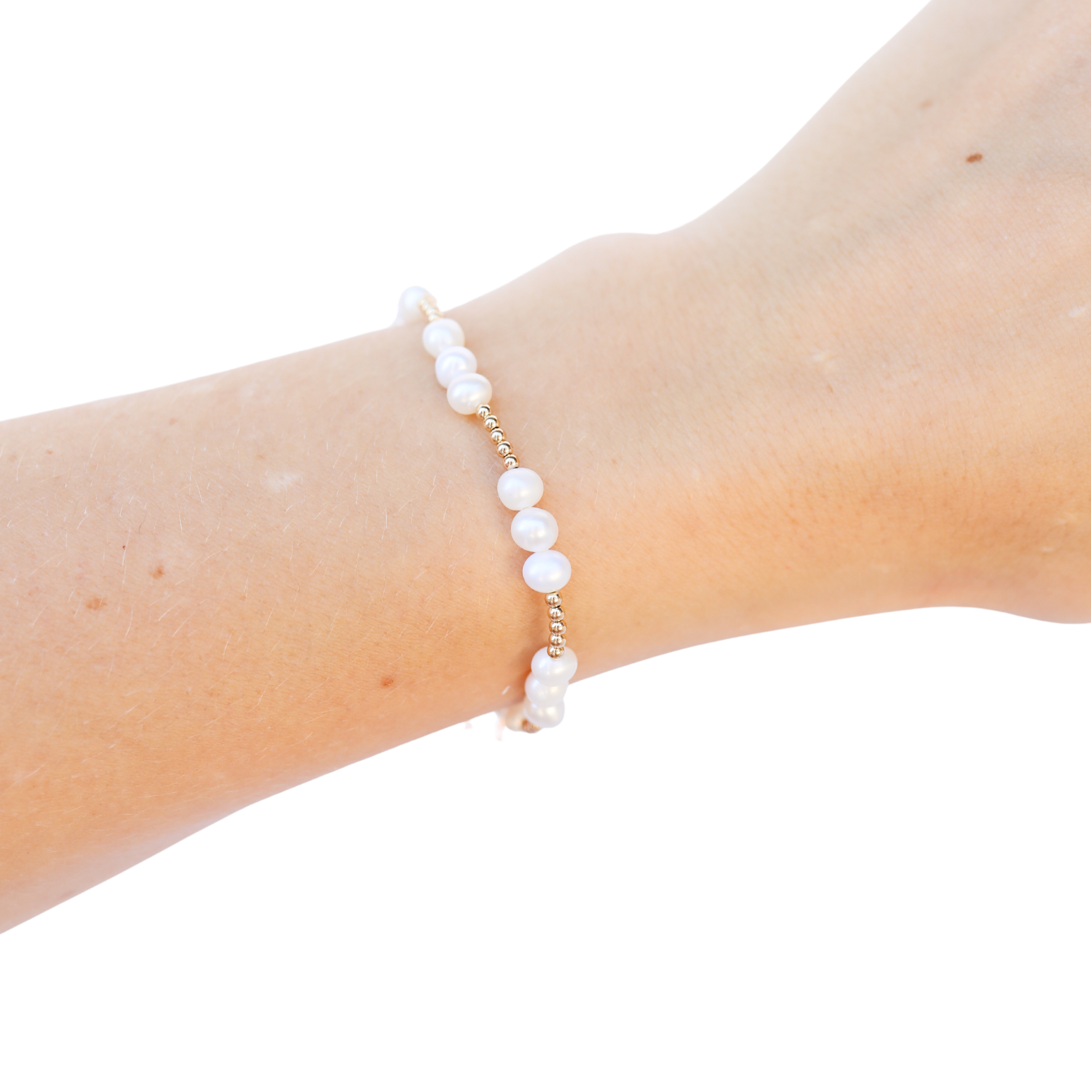 ILY Coastal Pearl Bracelet in Gold