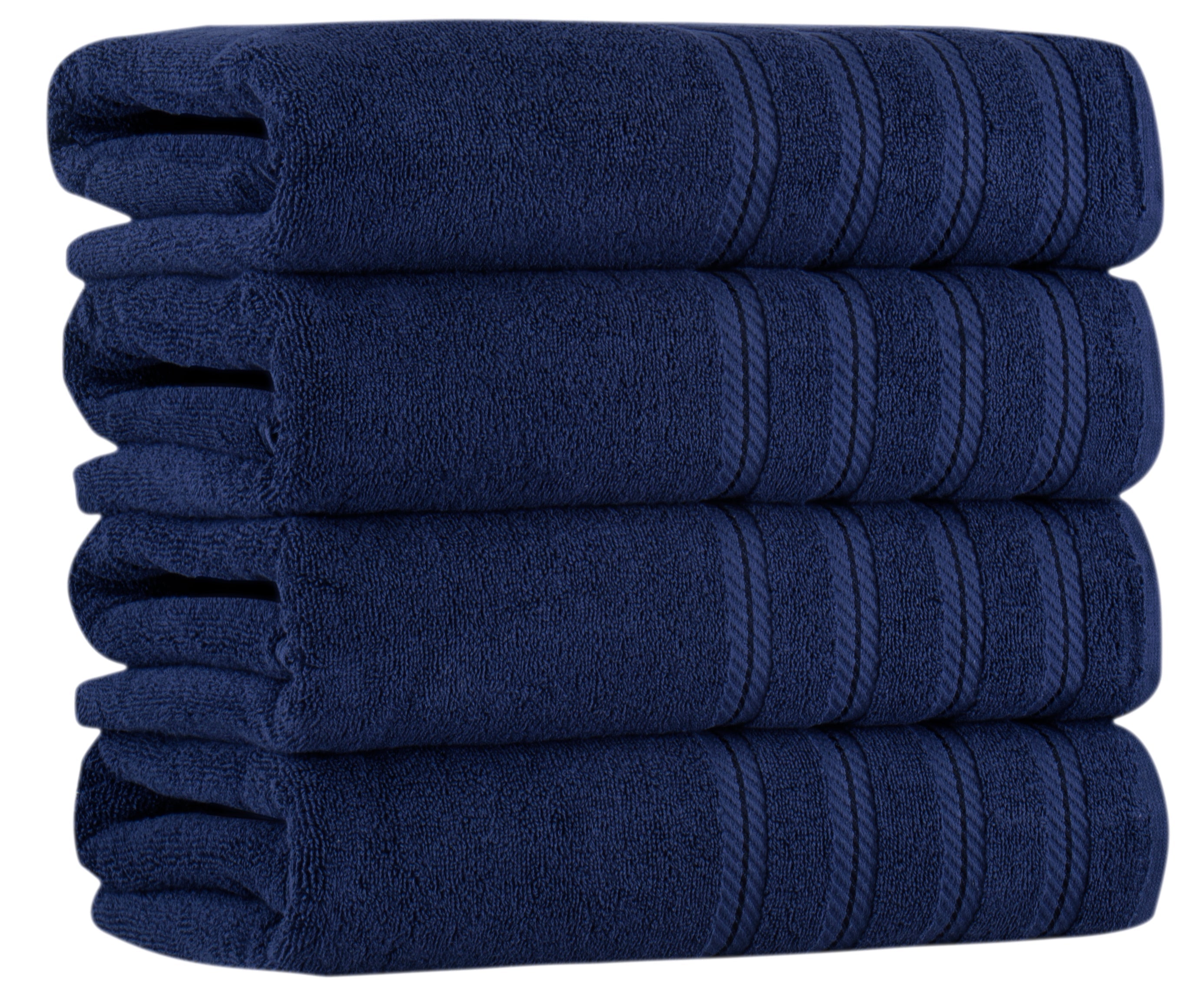 Antalya Turkish Cotton Luxury Bath Towels Set - 4 Pieces