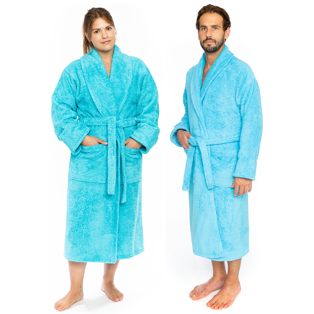 Classic Turkish Combed Cotton Luxurious Soft and Comfy Unisex Bathrobes