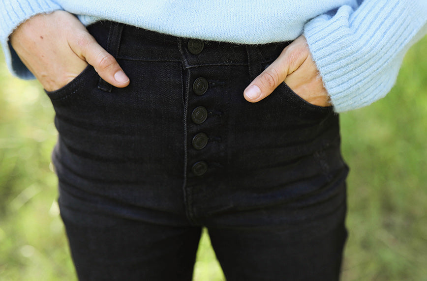 Casey Black High Rise Skinny Jean - FINAL SALE