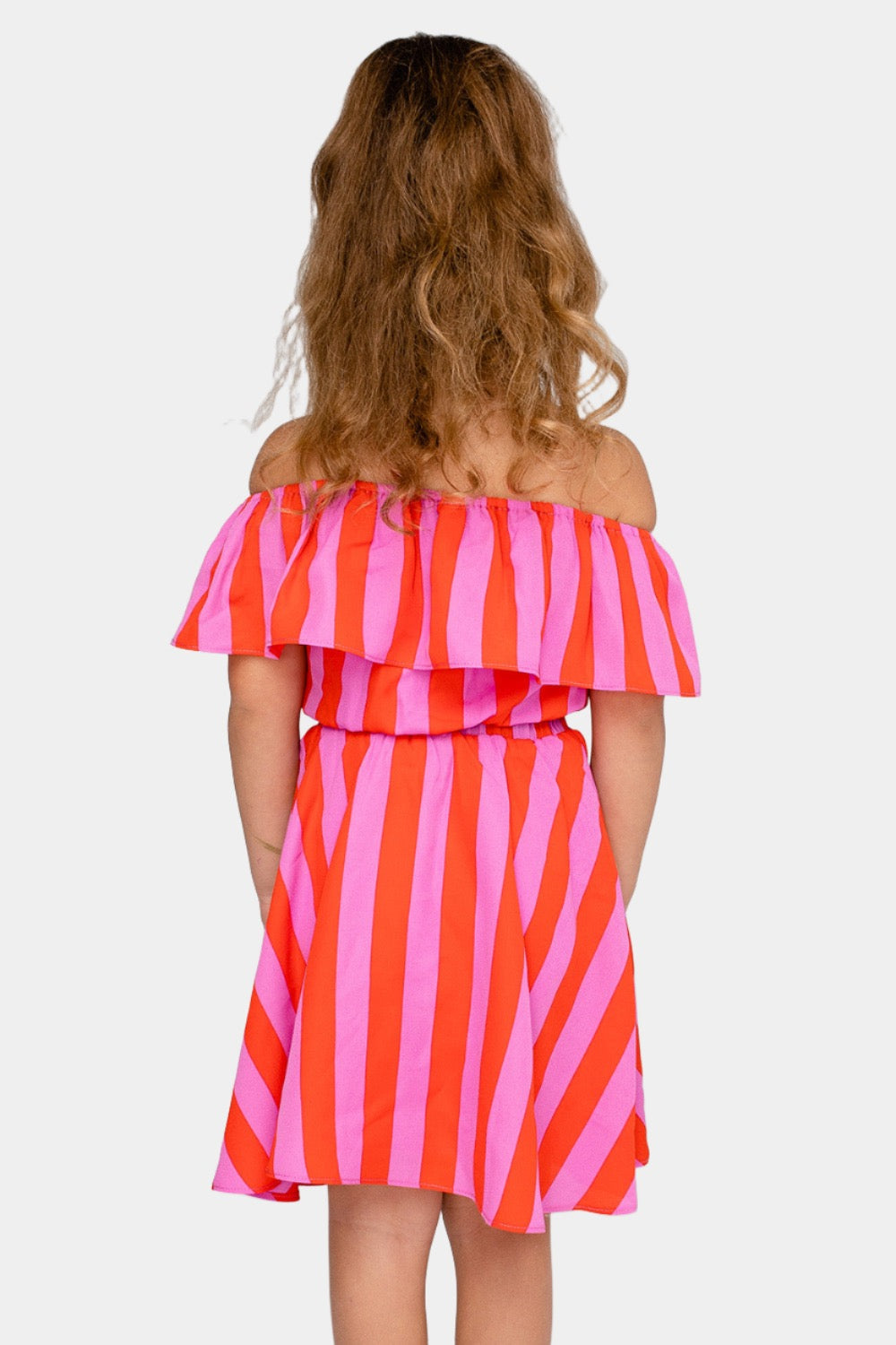Ainsley Girl's Top and Skirt Set - Hot Tamale
