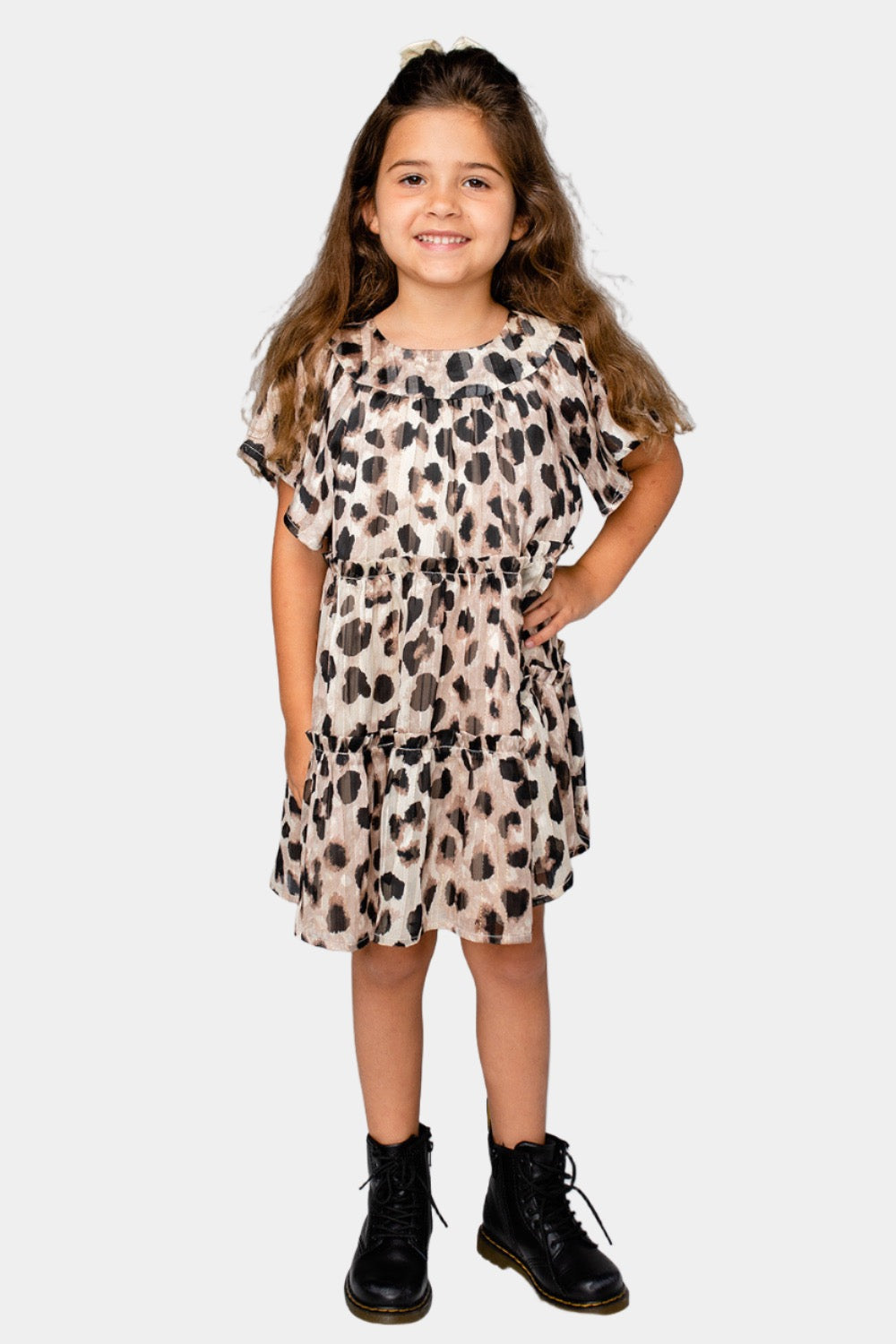 Kenzie Girl's Dress - Oreo