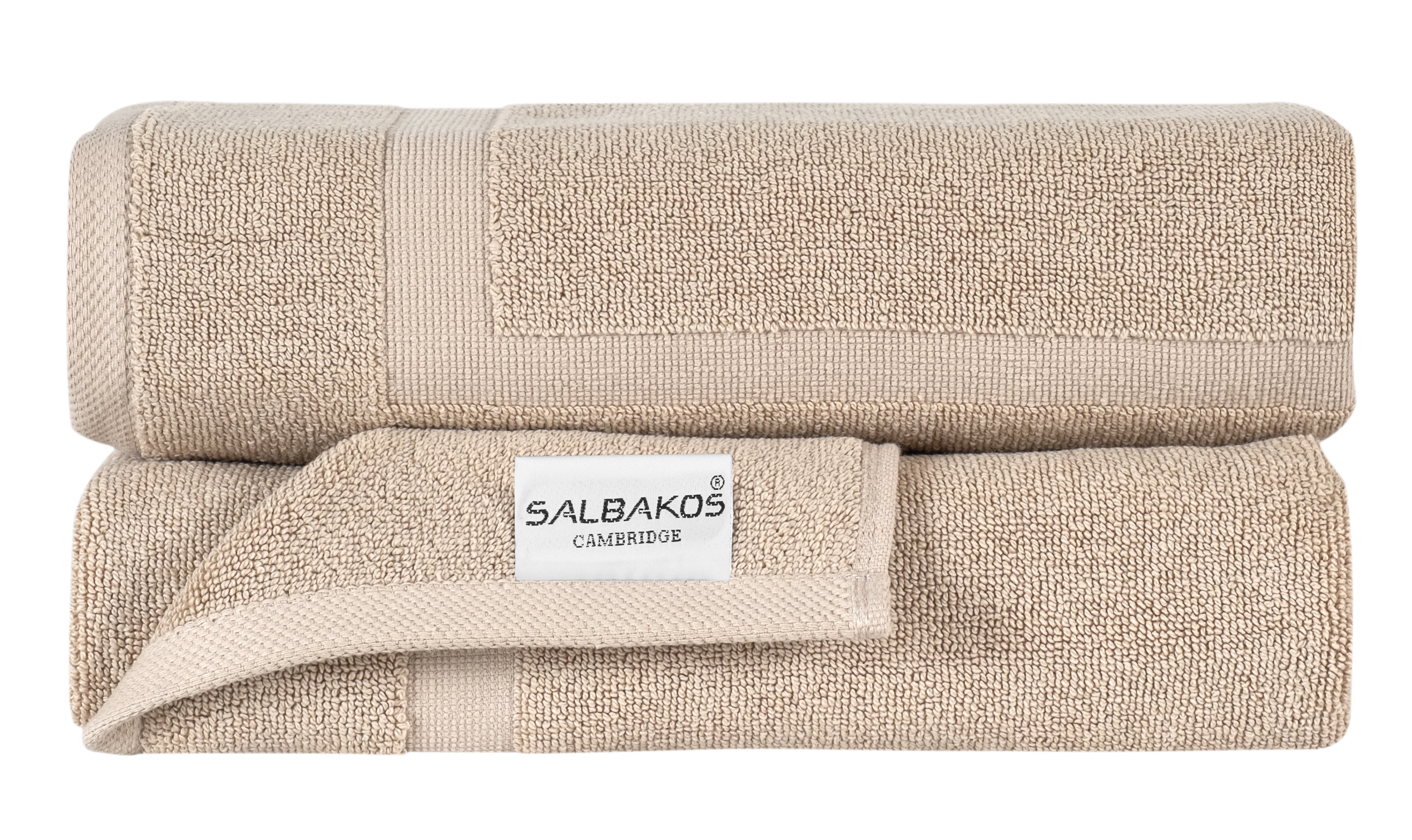 Cambridge Panel Bath Mats Pack of 2, Turkish Cotton Hotel & Spa Bath Rug Set, 900 GSM, 20"x34"