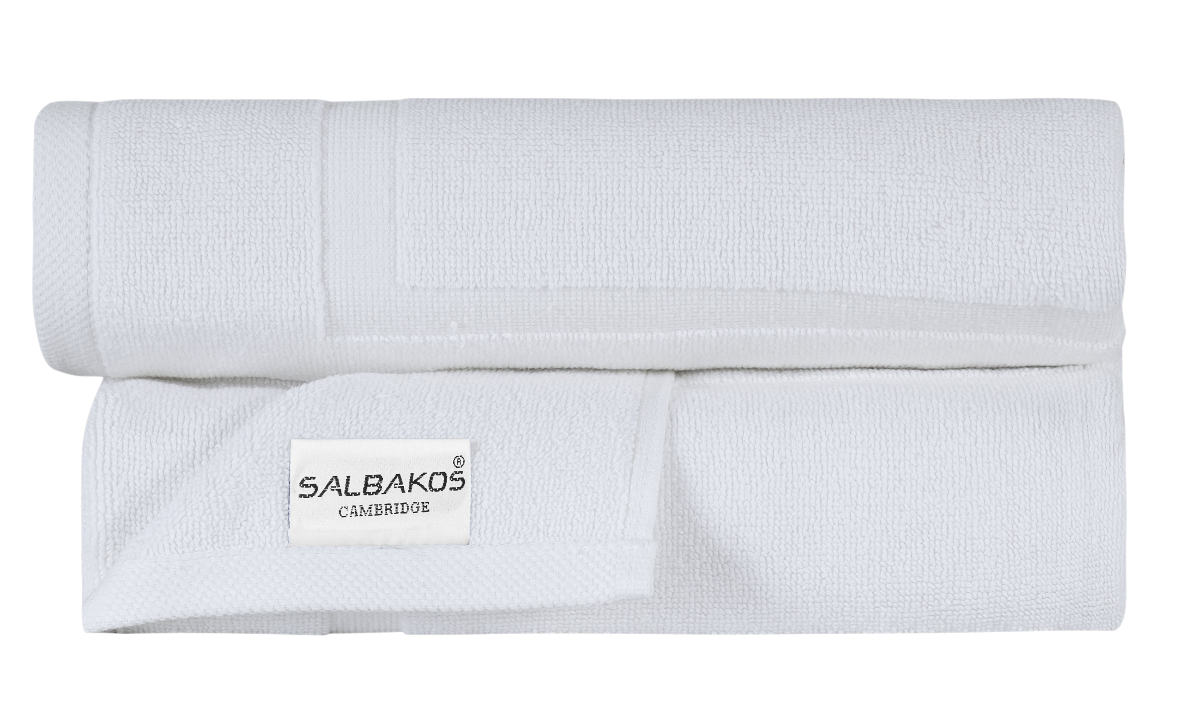 Cambridge Panel Bath Mats Pack of 2, Turkish Cotton Hotel & Spa Bath Rug Set, 900 GSM, 20"x34"