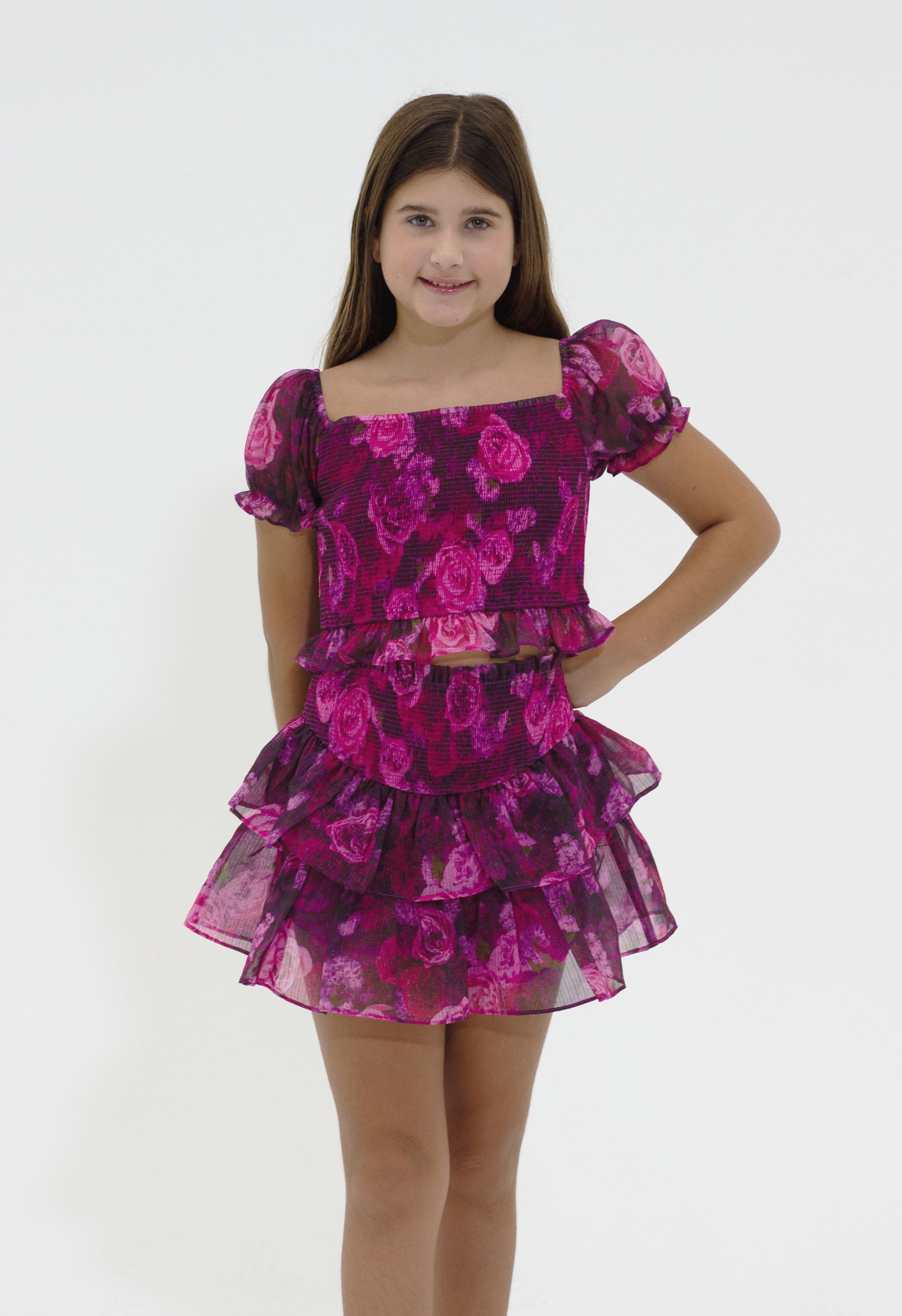 Blair Tween Skort Set - Grape