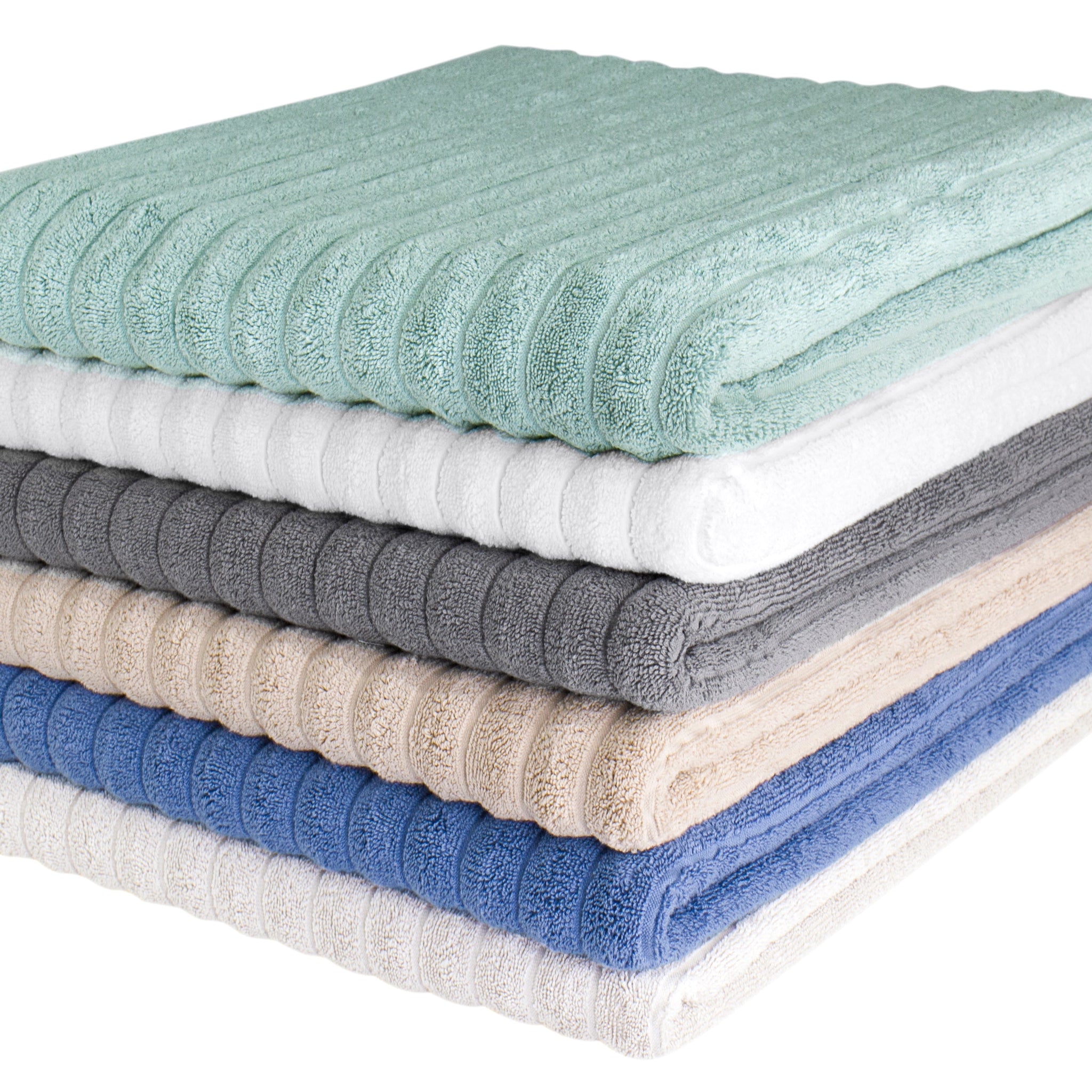Classic Turkish Towels 100% Turkish Cotton Washcloths Set of 6, Absorbent & Quick Dry, Face Towels Wash Cloths for Hotel, Spa & Gym I 13"x13"