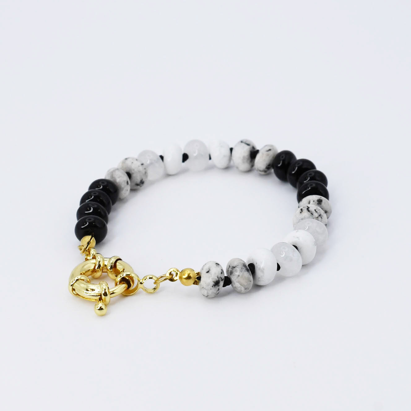 Brooke Bracelet Black and White