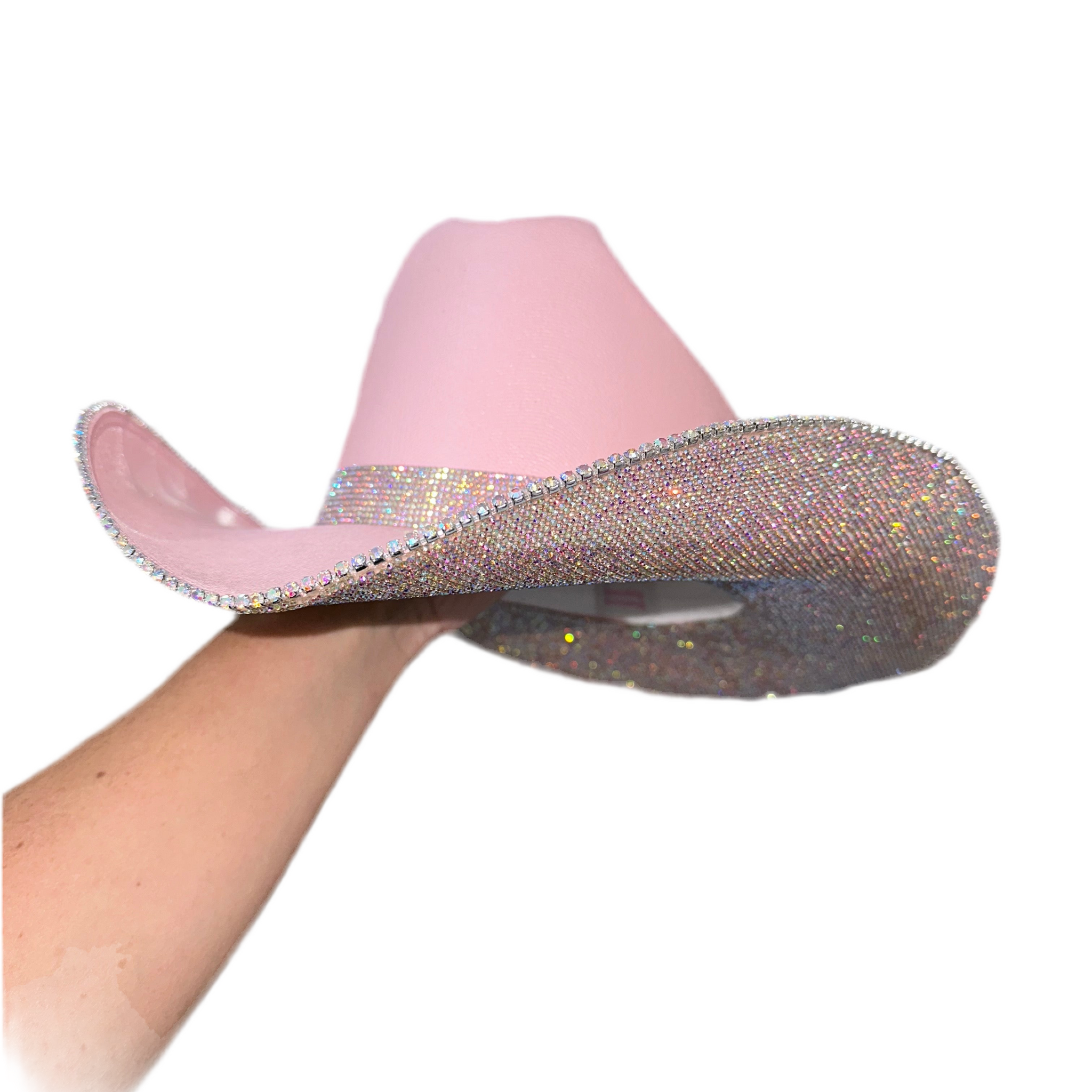 Pink Cowgirl Hat with Ab Rhinestones