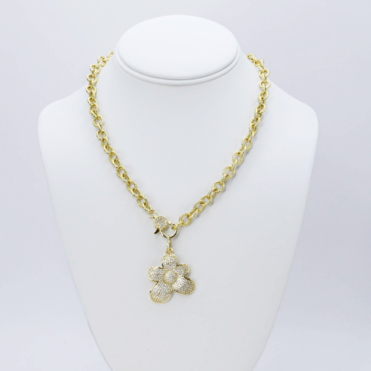 Cute Flower Gold Necklace