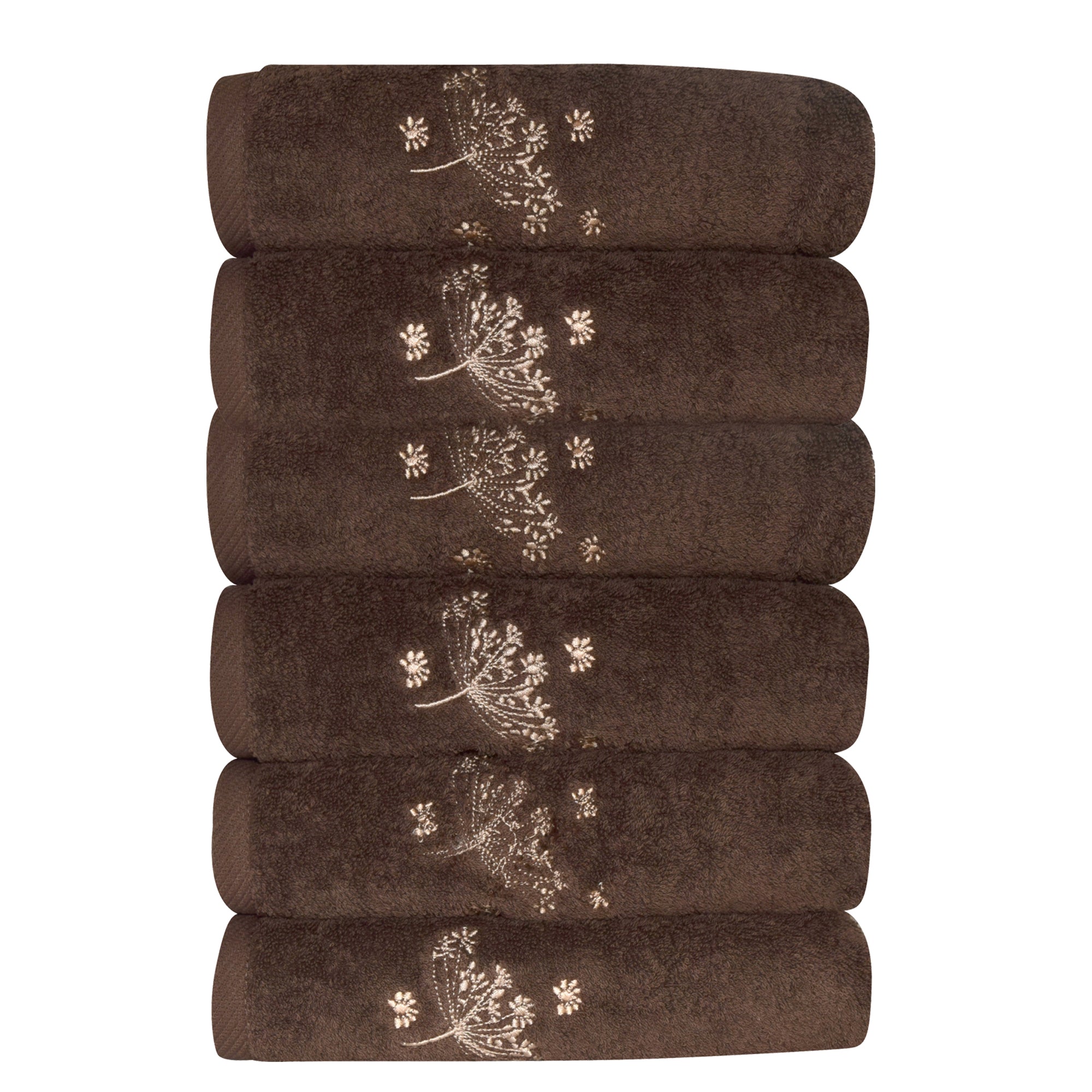 Camilla Turkish Cotton Washcloths - 6 Pieces