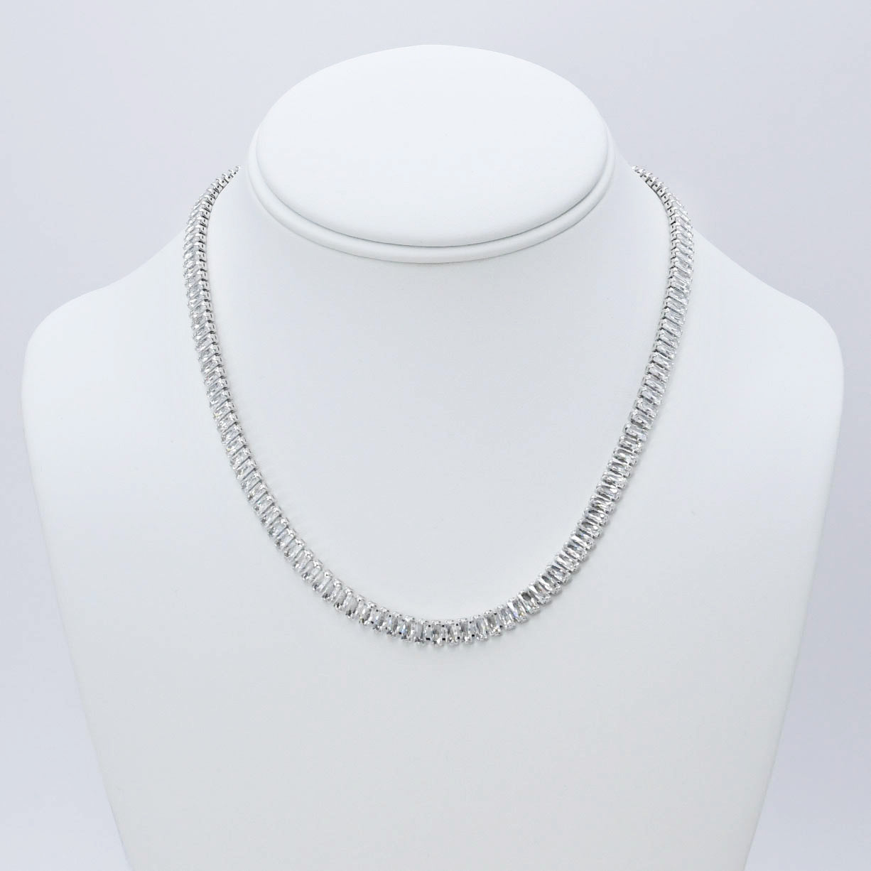 Diamond Dreams Silver Necklace