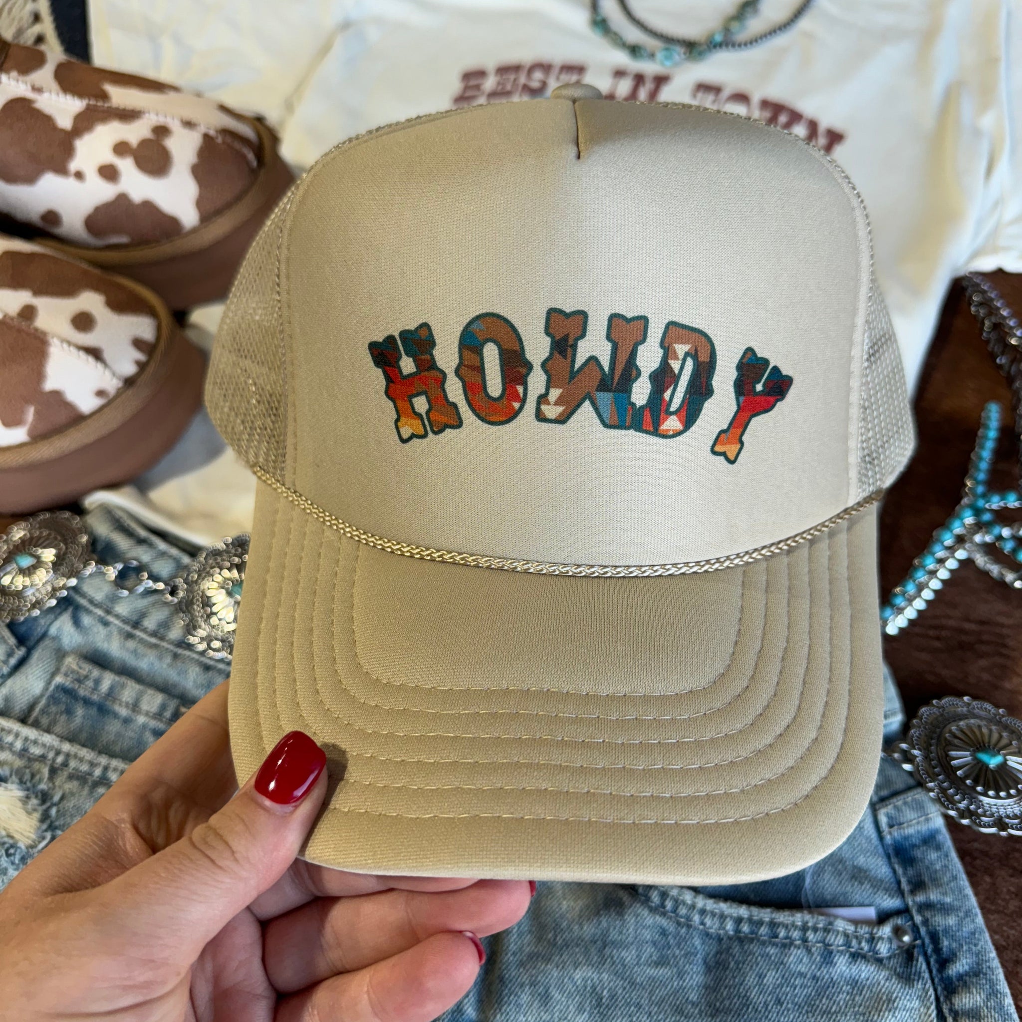Howdy Aztec Trucker Hat