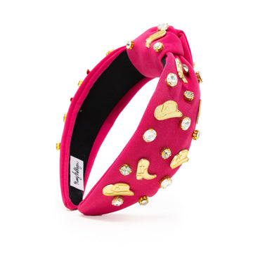 Hot Pink Boots + Hats Headband