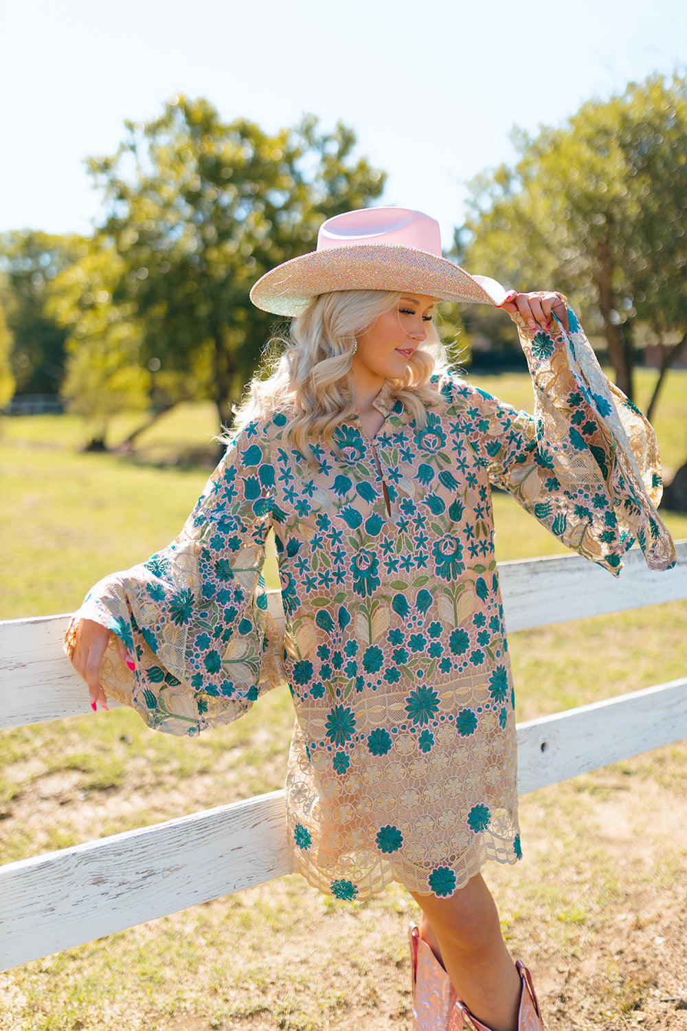 Gayle Long Sleeve Mini Dress - Wannabe