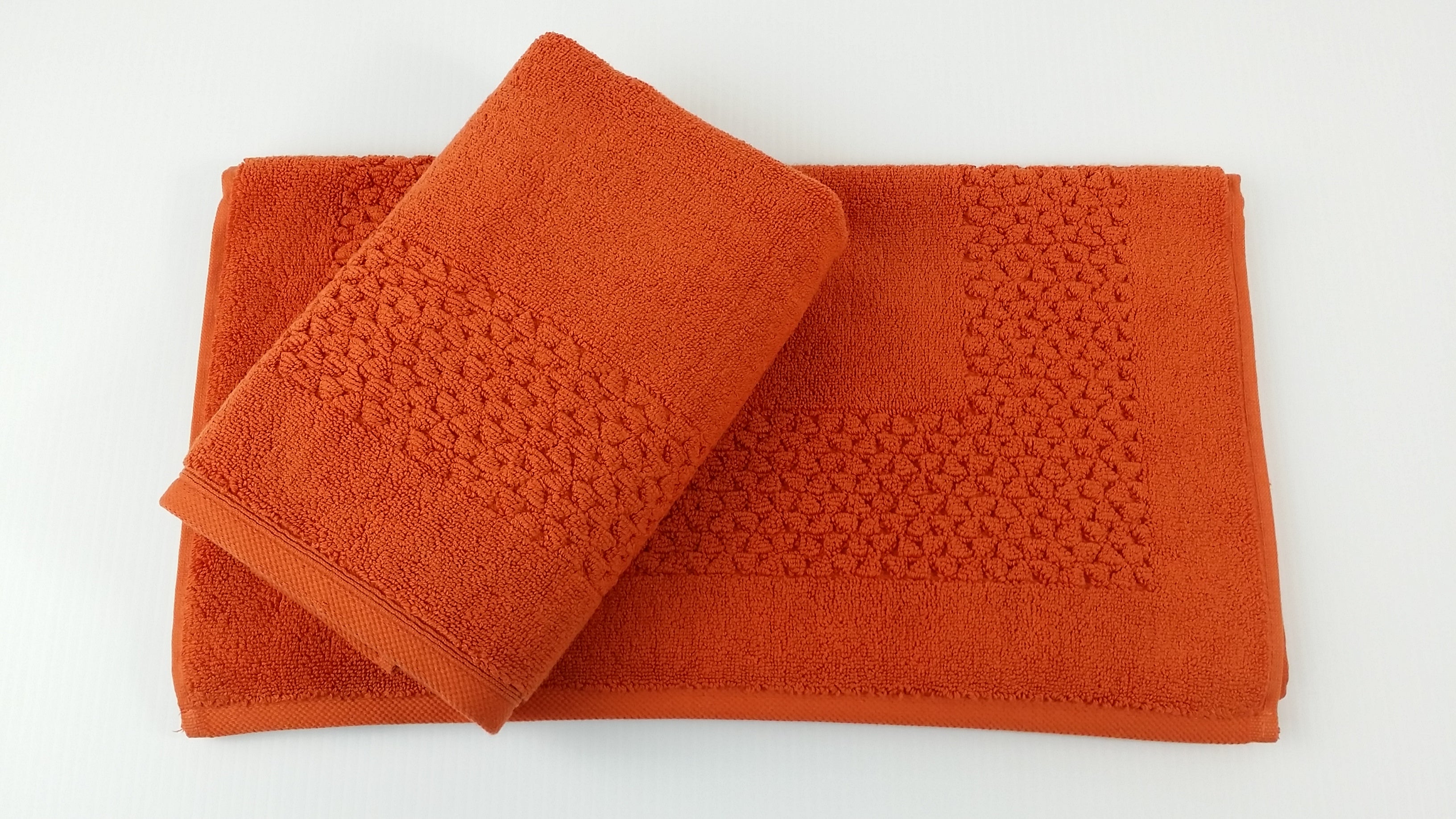 Hardwick Jacquard Turkish Cotton Bath Mat - 2 Pieces