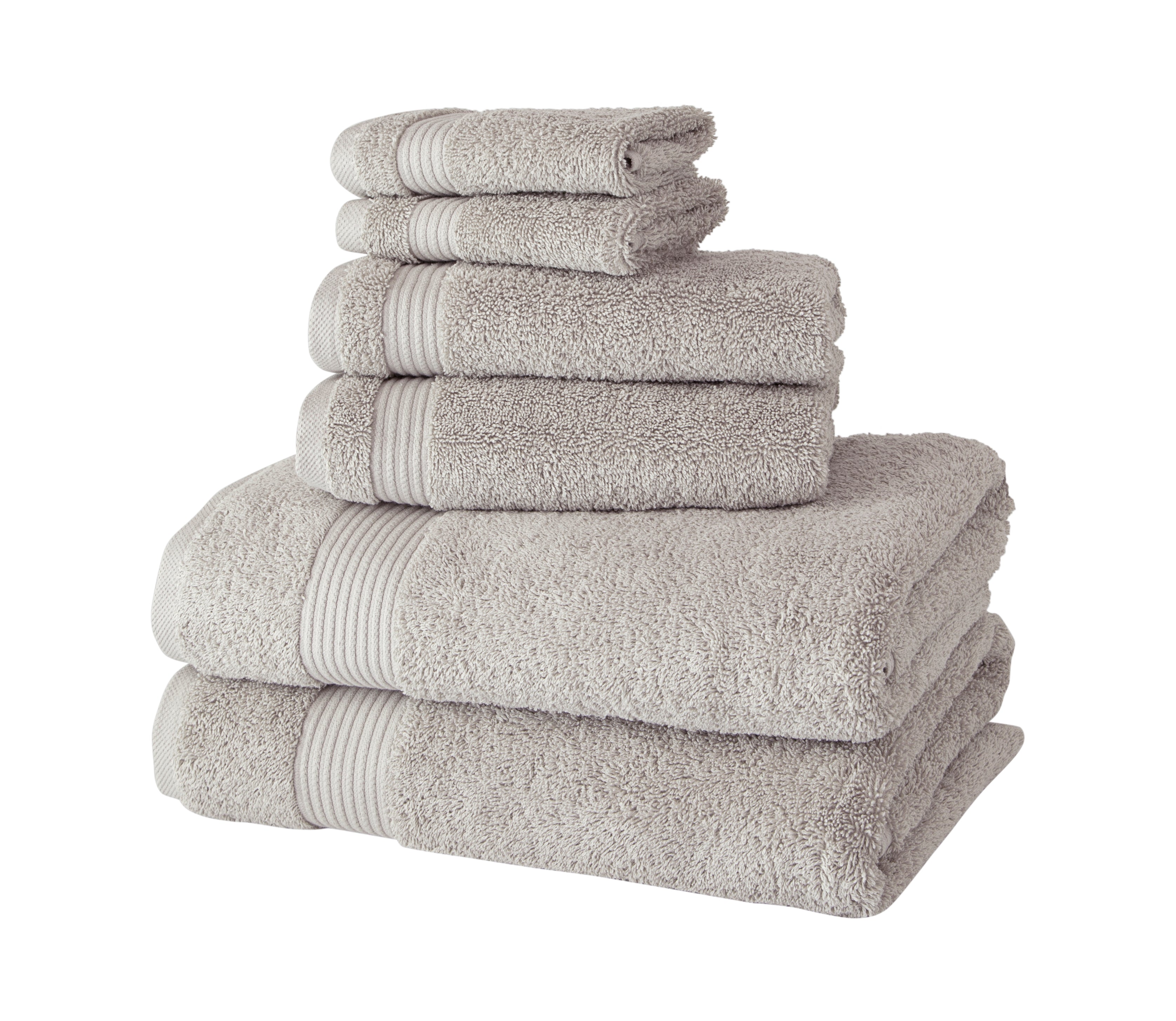 Amadeus Premium 6 Pc Towel Set Everyday Use - Made in Turkey