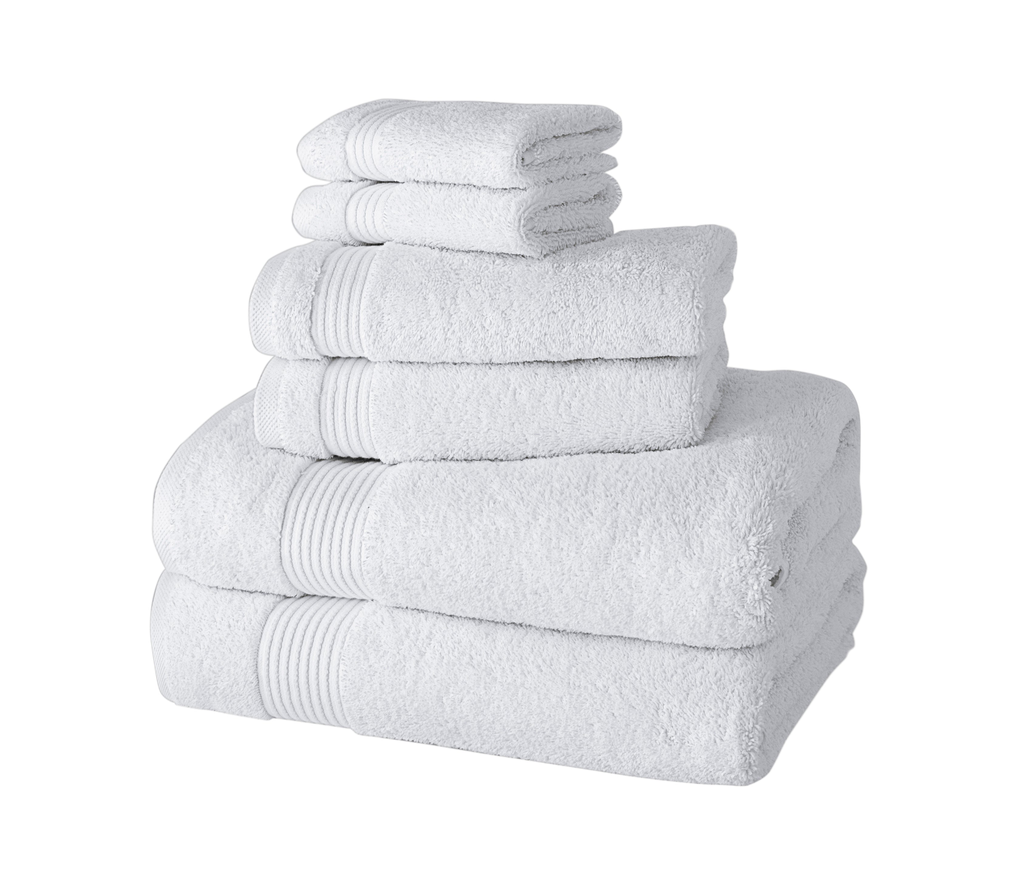 Amadeus Premium 6 Pc Towel Set Everyday Use - Made in Turkey