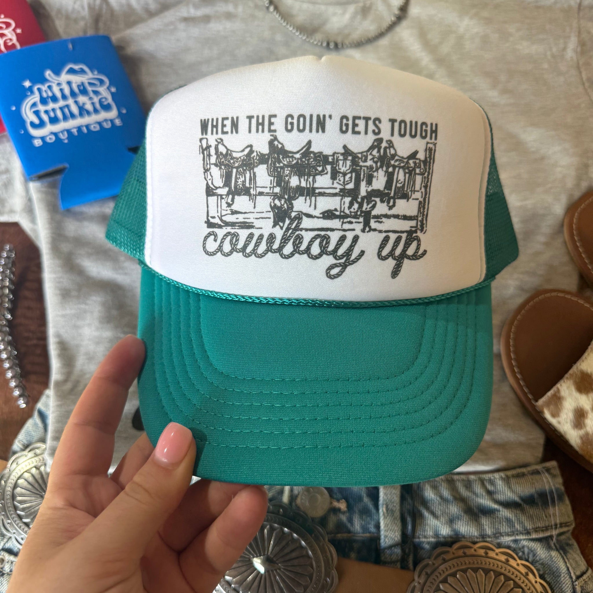 When The Going Gets Tough Trucker Hat