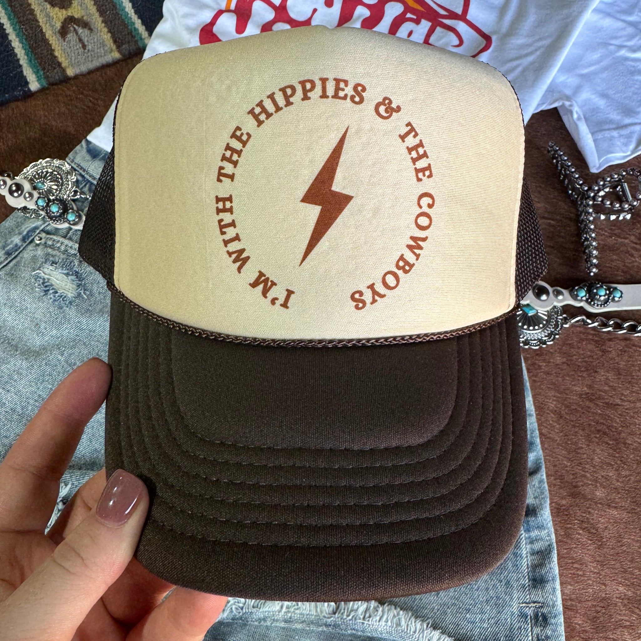 Hippies & Cowboys Trucker Hat