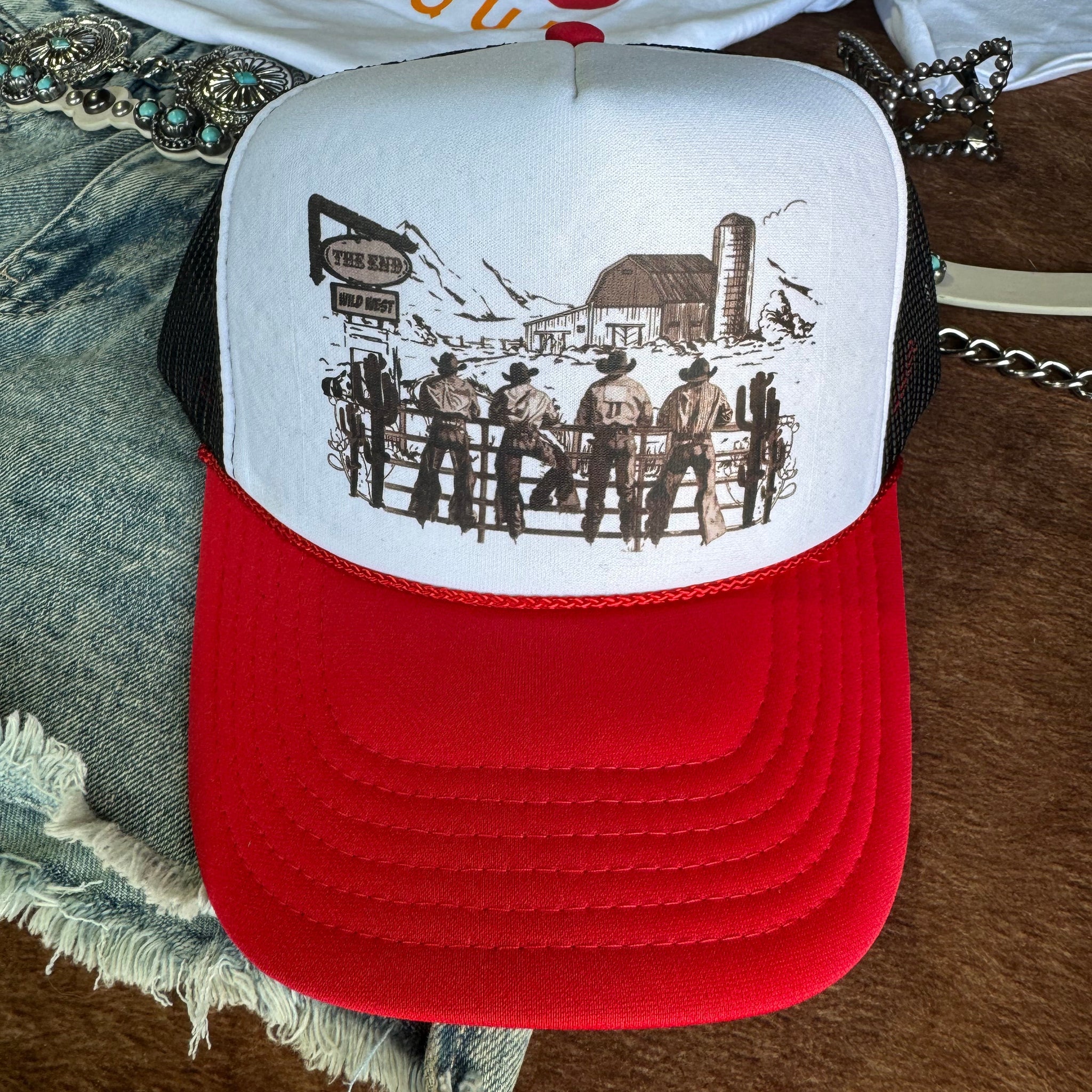Wild West Cowboys Trucker Hat