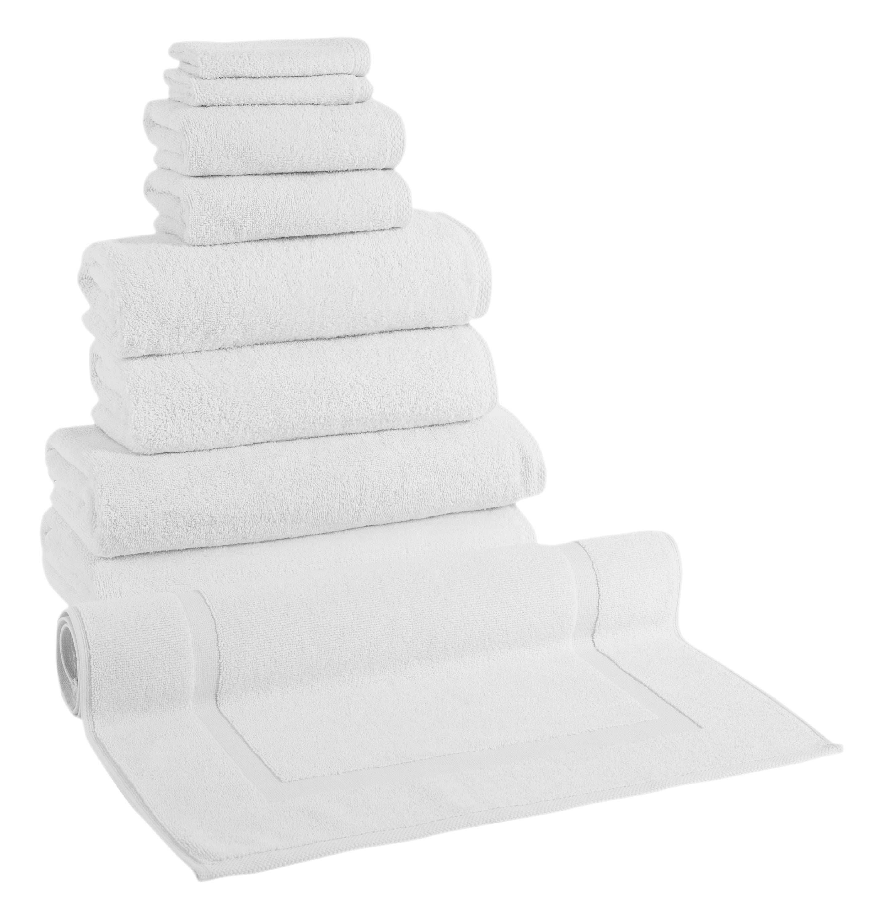 Hospitality Turkish Cotton Towel Set of 9