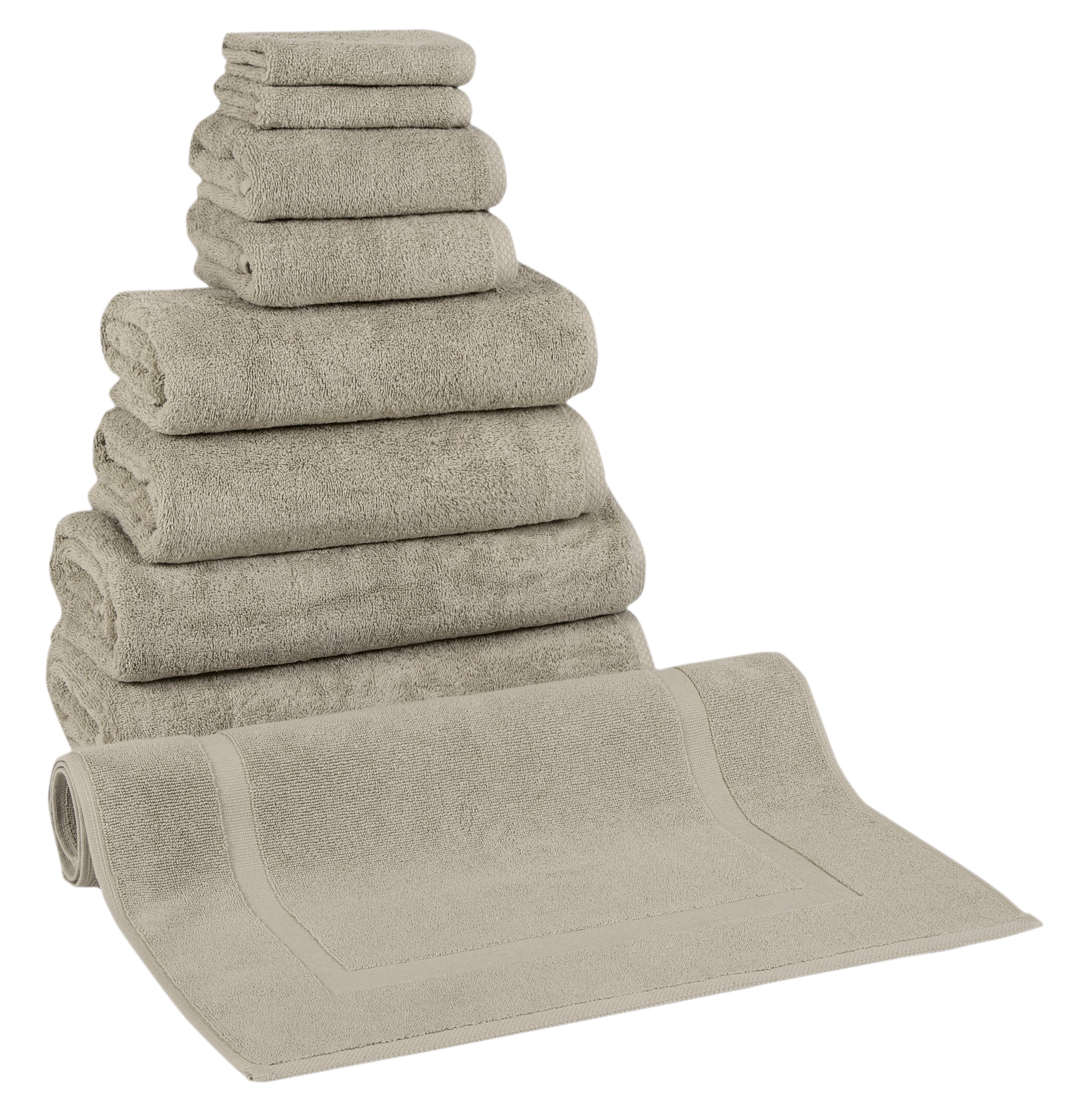 Hospitality Turkish Cotton Towel Set of 9