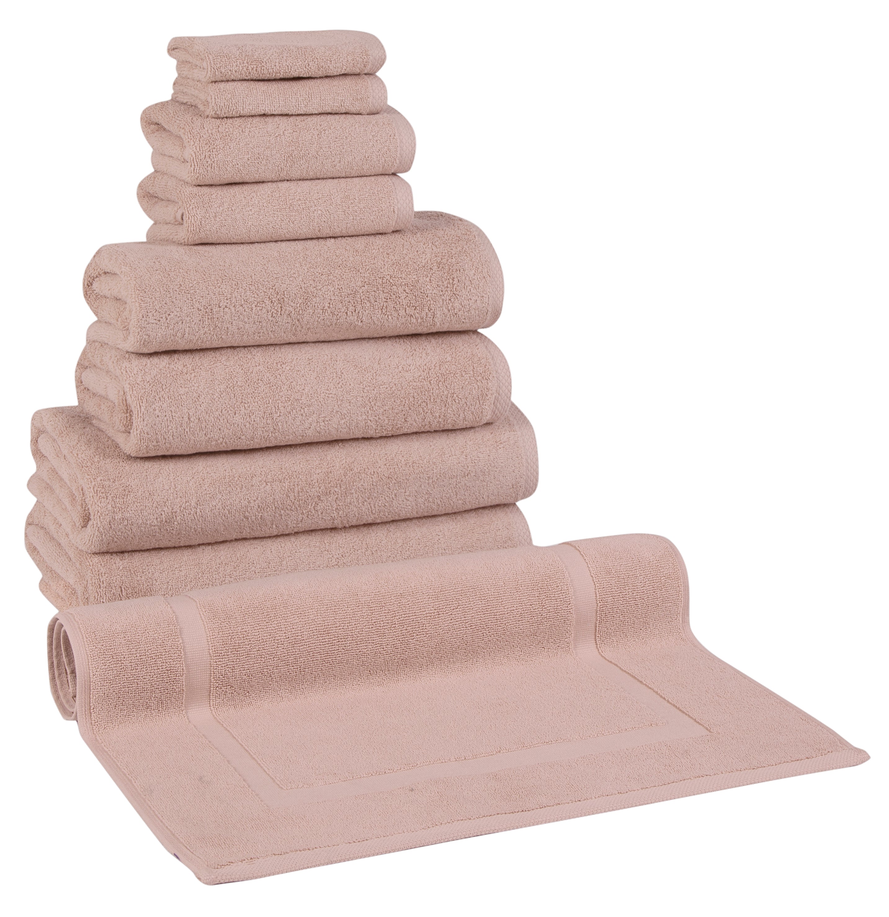 Hospitality Turkish Cotton Towel Set of 9