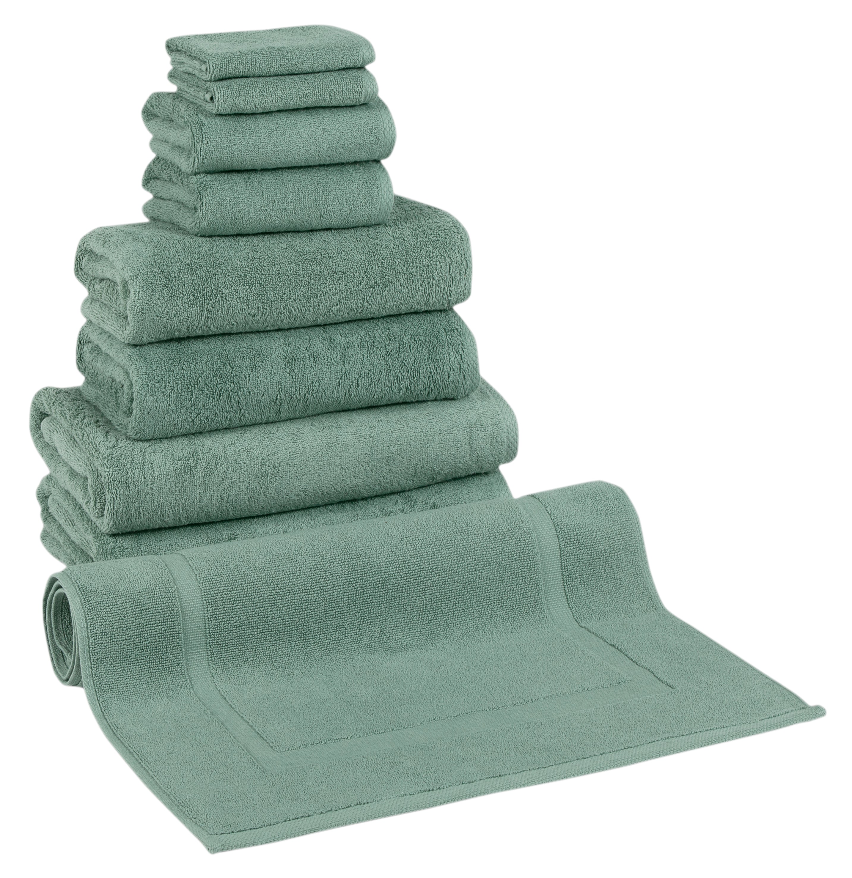Hospitality Turkish Cotton Towel Set of 9
