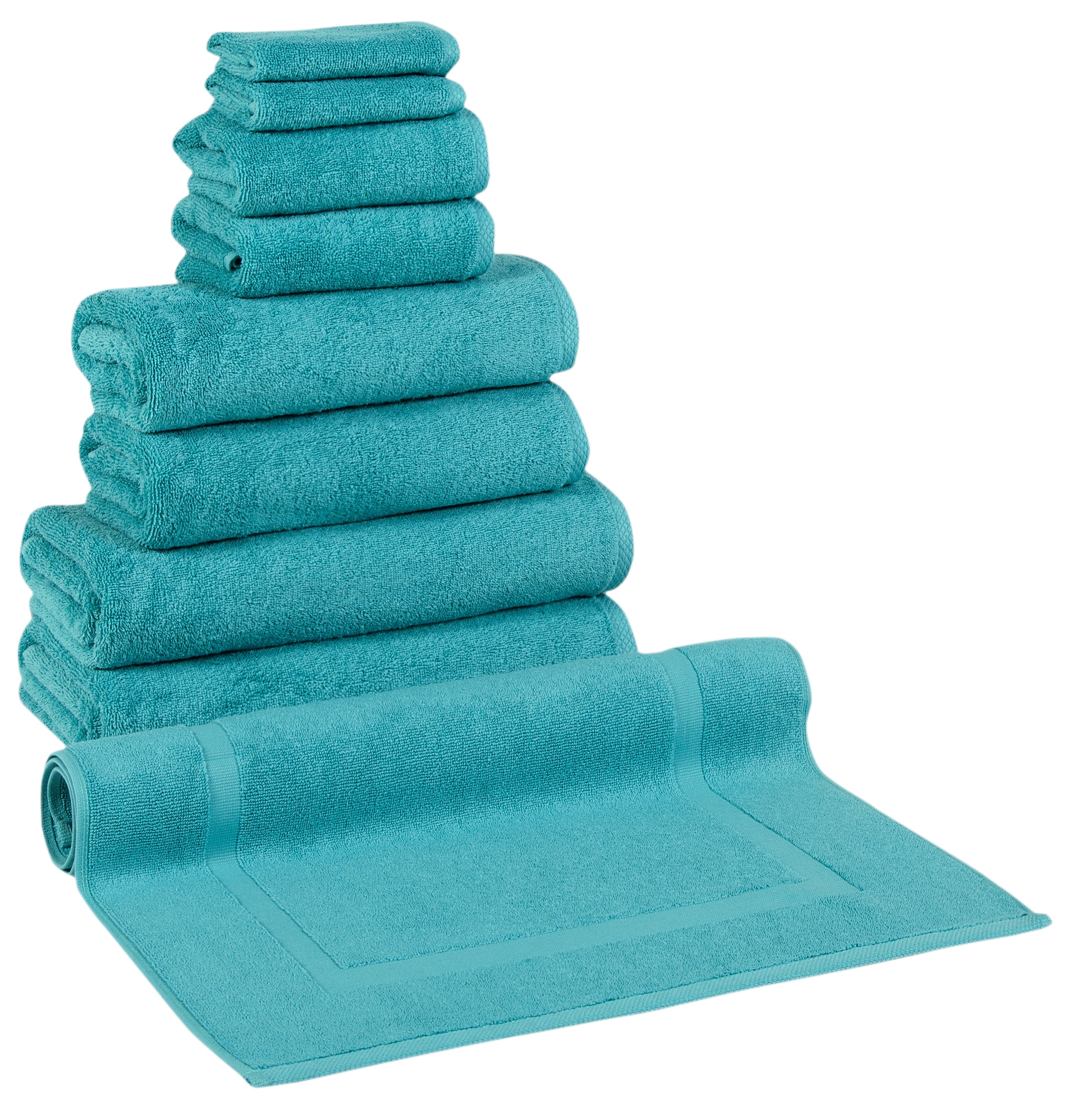Hospitality Turkish Cotton Towel Set of 9
