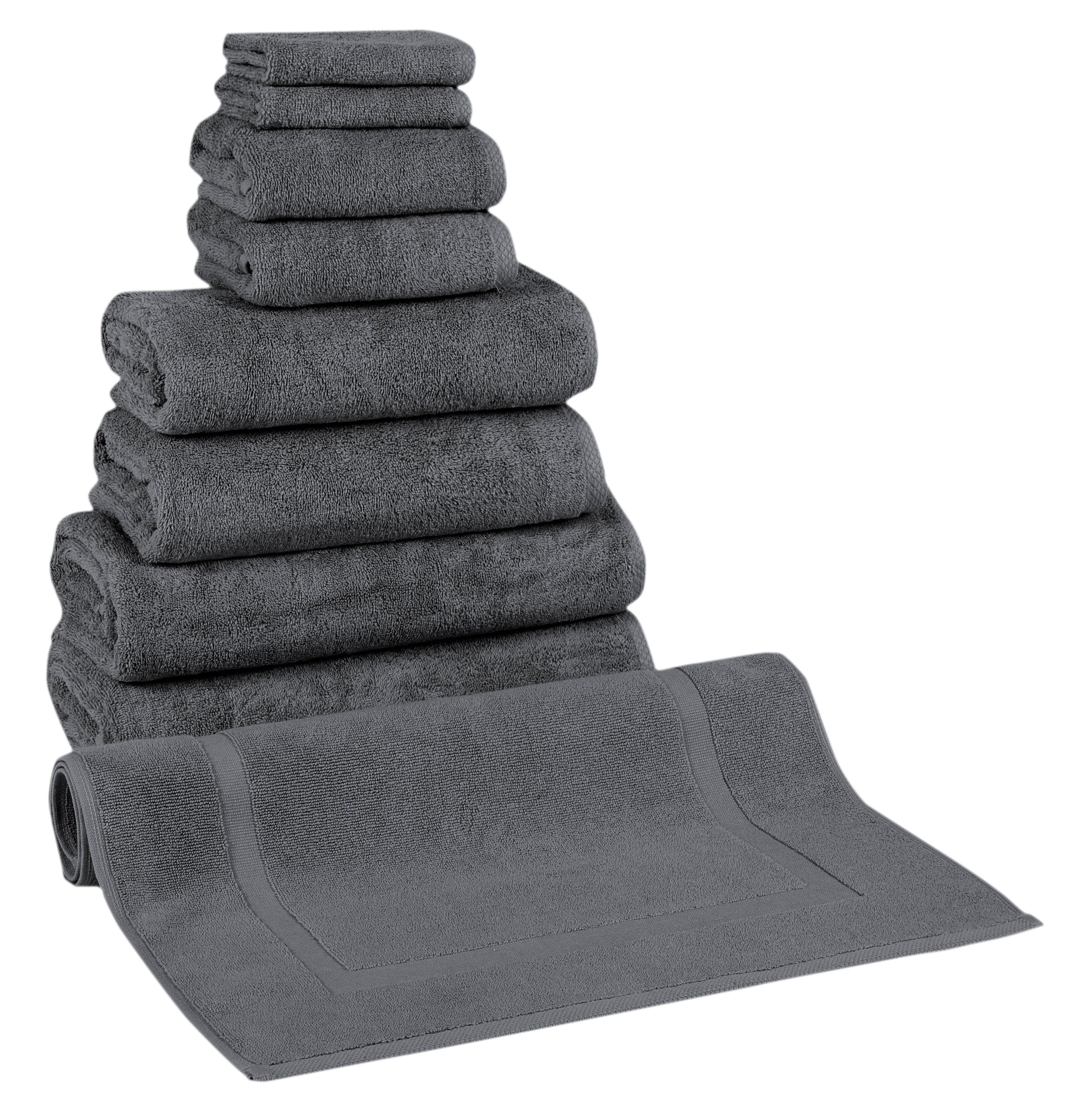 Hospitality Turkish Cotton Towel Set of 9