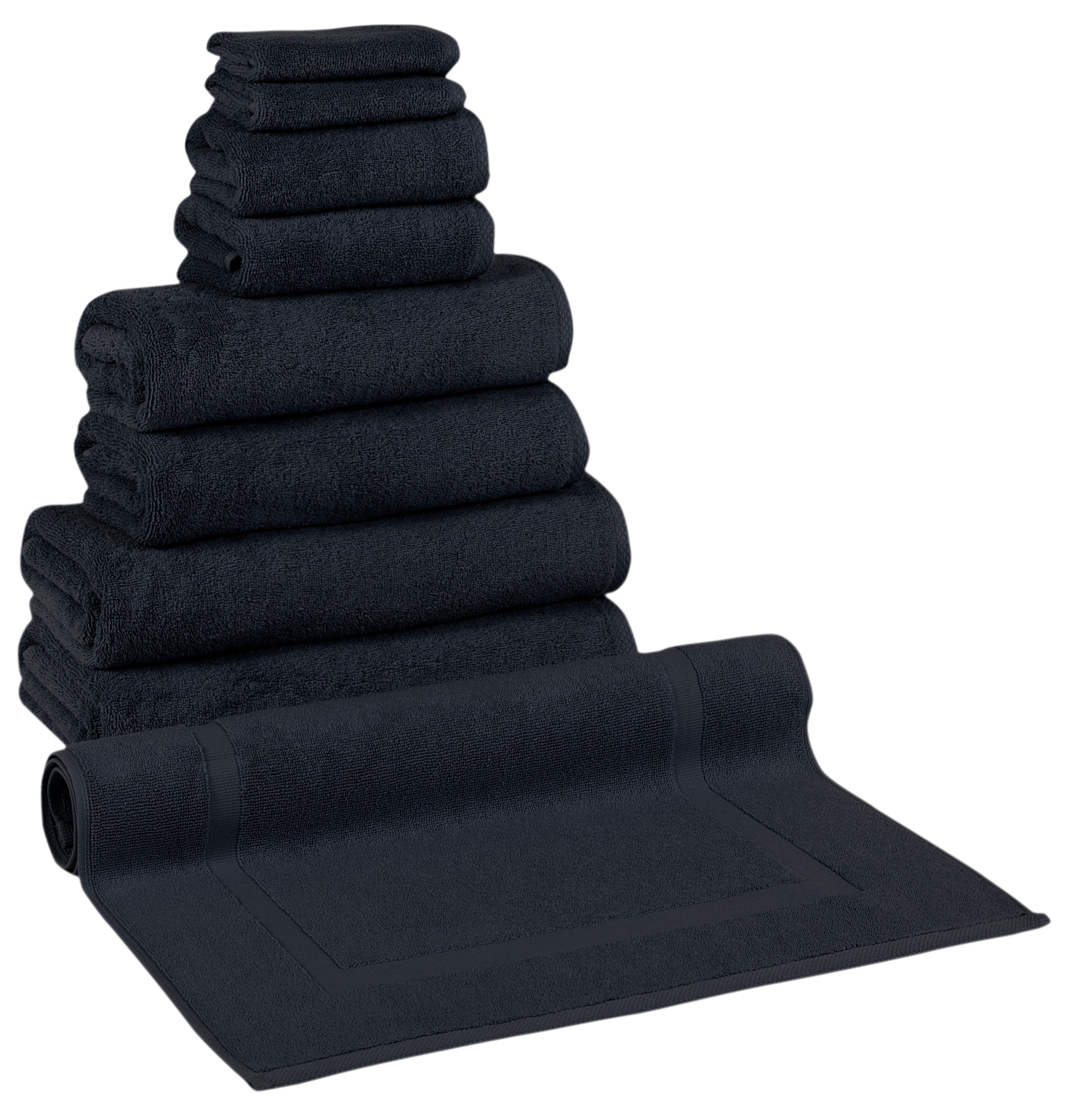 Hospitality Turkish Cotton Towel Set of 9
