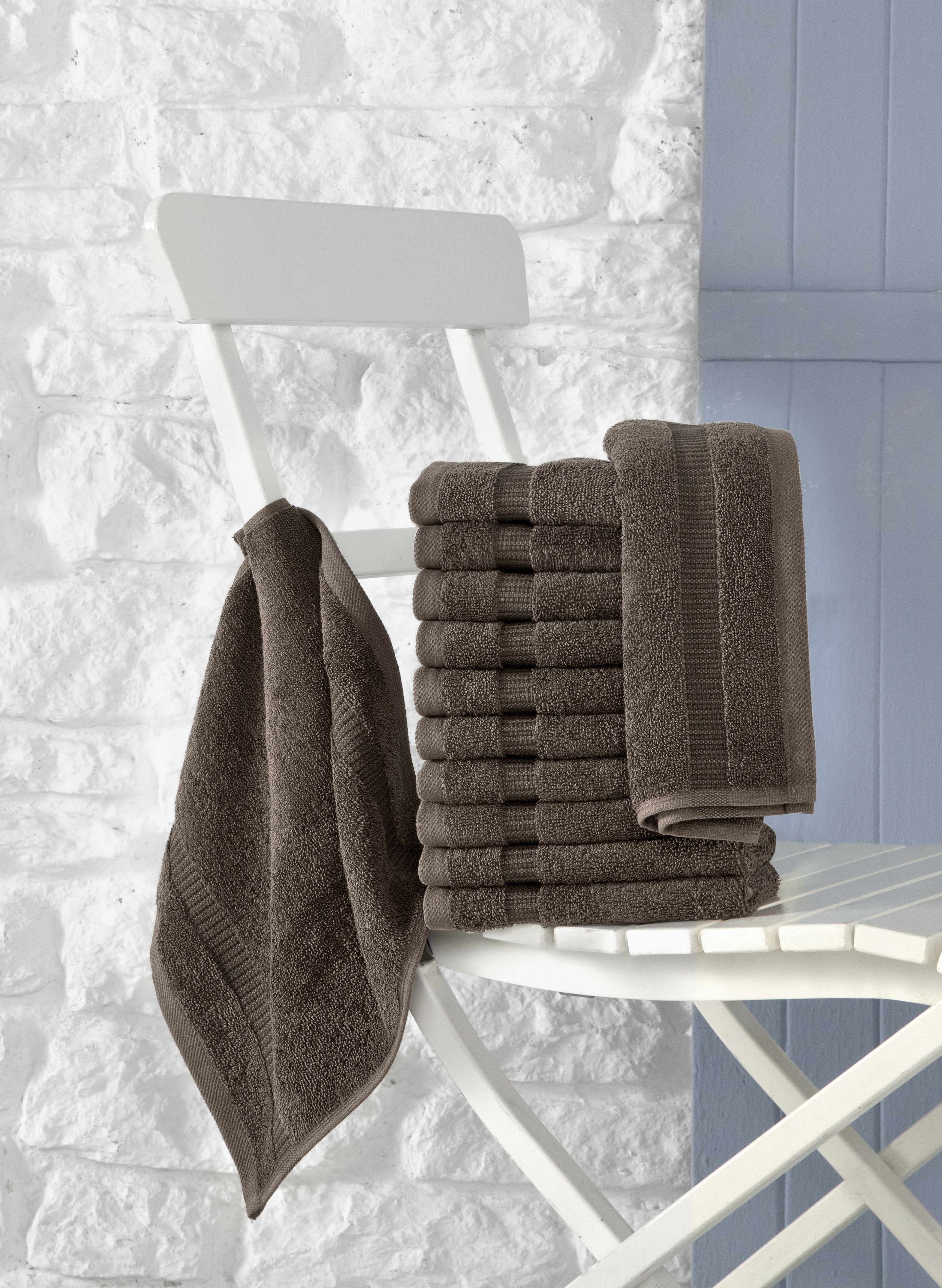 Cambridge Turkish Cotton Washcloths - 12 Pieces