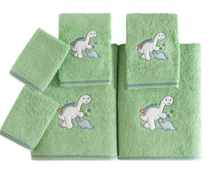 Kids Embroidered Turkish Cotton Towel Set of 6
