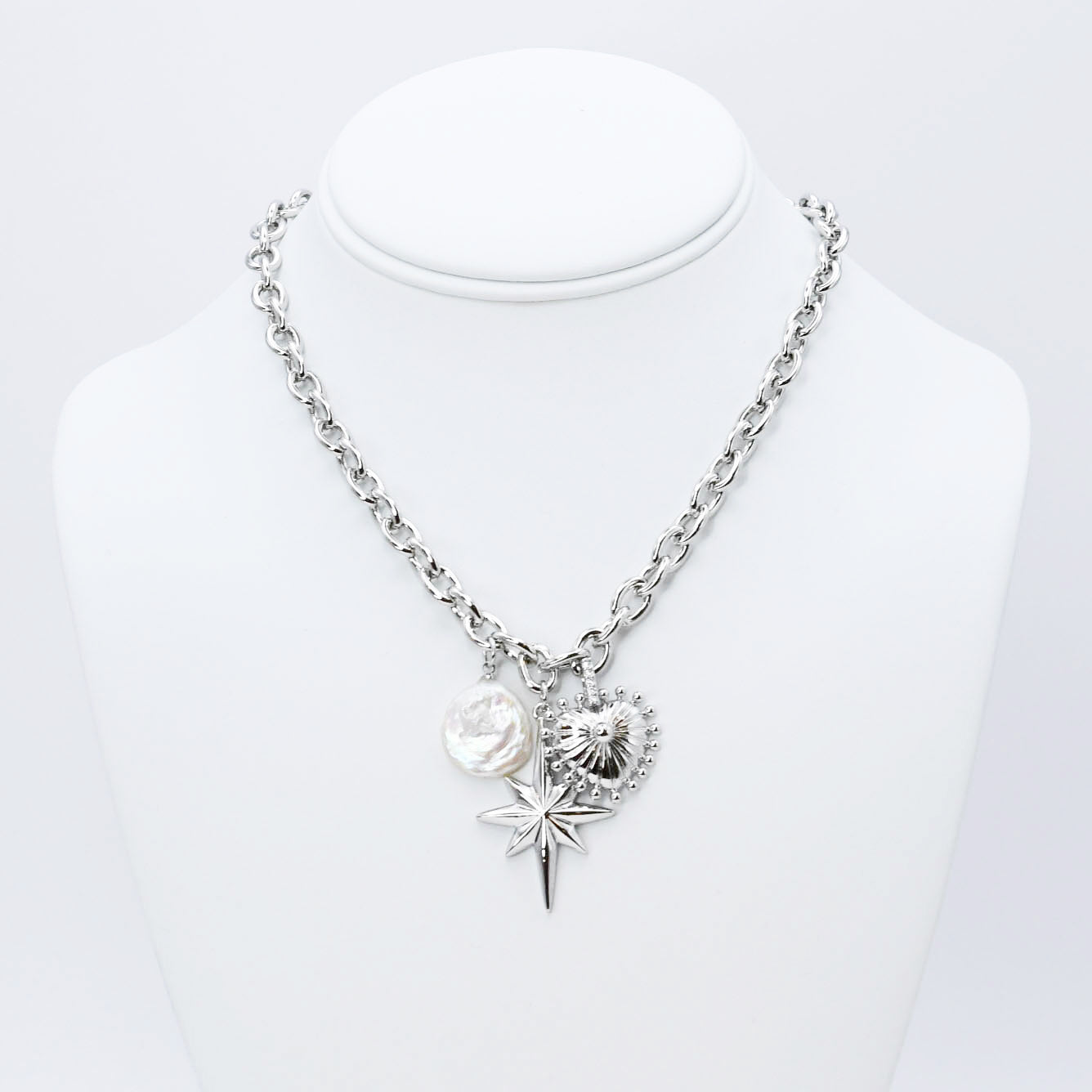 Lovely Link Necklace Silver