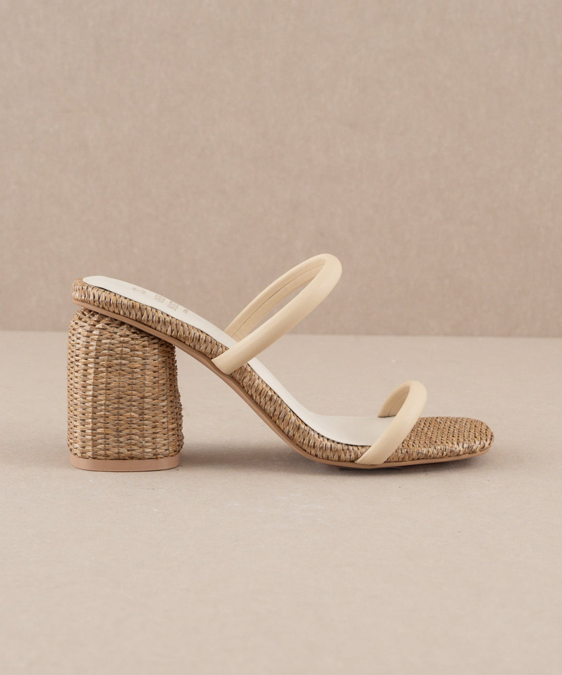 The Margaret | Butter Rattan Heel