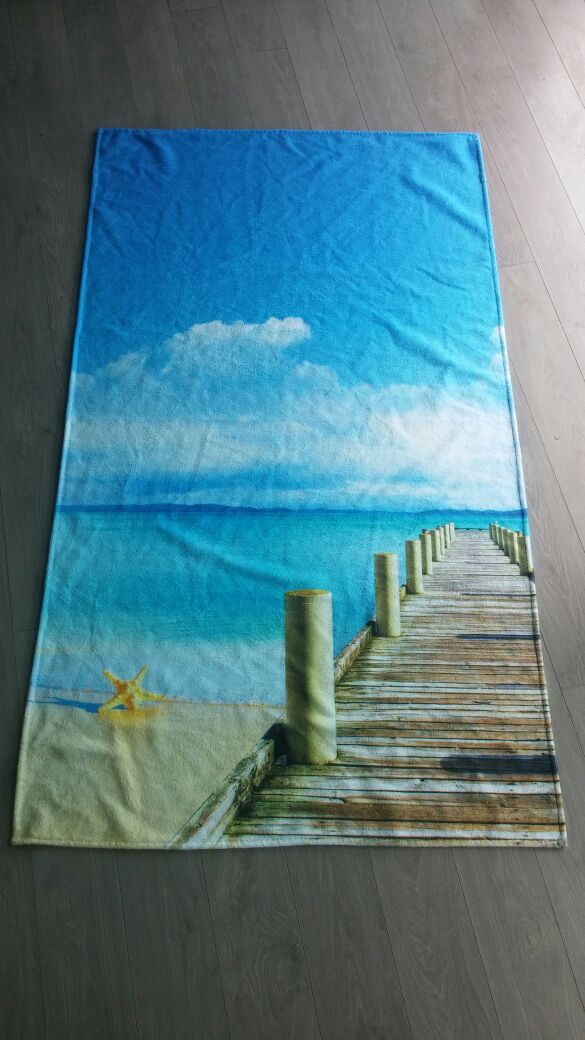 Miami Printed Turkish Cotton Summer Beach Towel