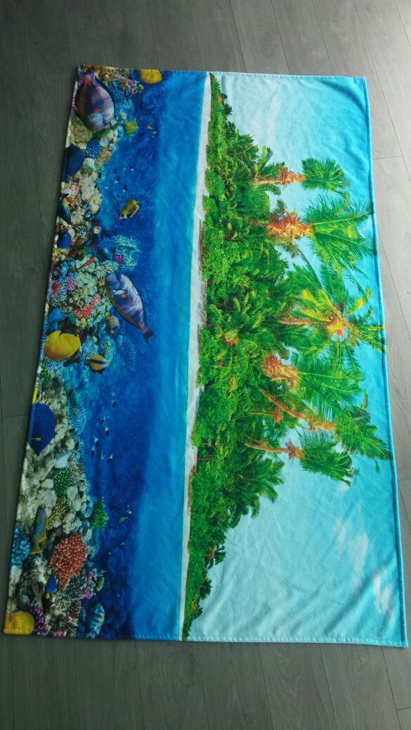 Miami Printed Turkish Cotton Summer Beach Towel