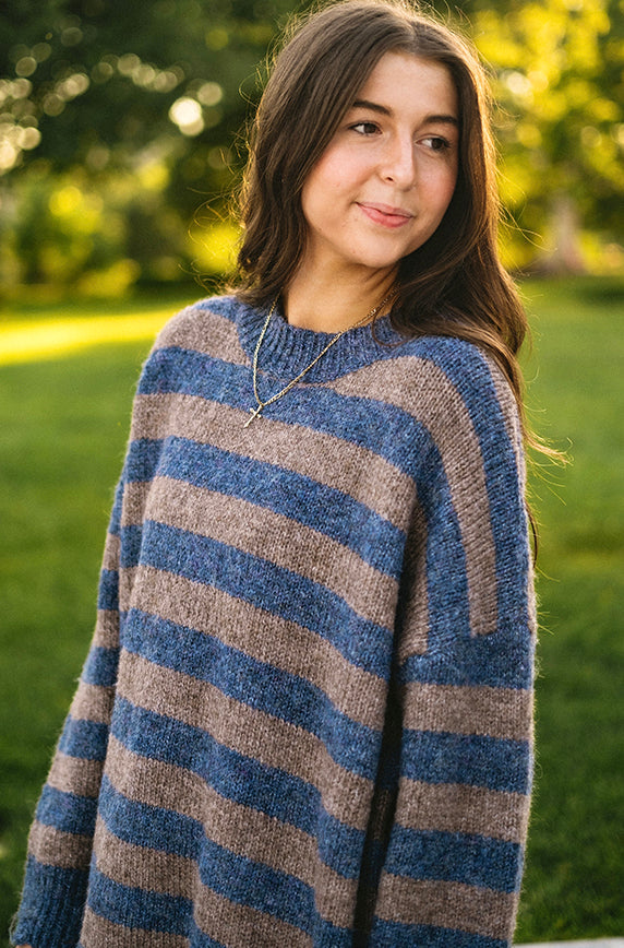Campfire Stripe Wool Sweater - FINAL SALE