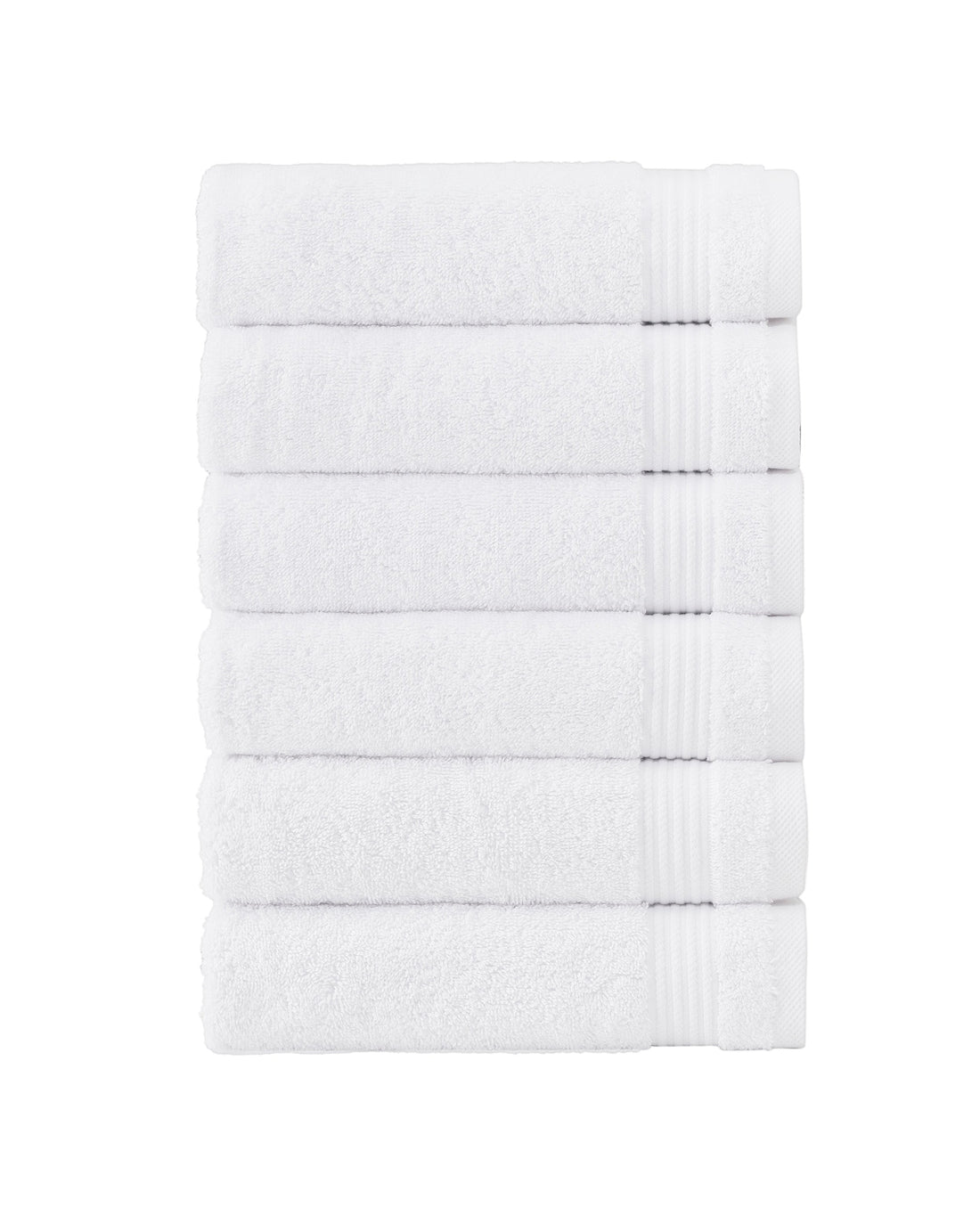 CTT CLASSIC TURKISH TOWELS Amadeus Luxury Turkish Cotton Every Day Use Hand Towels - 6 Pieces