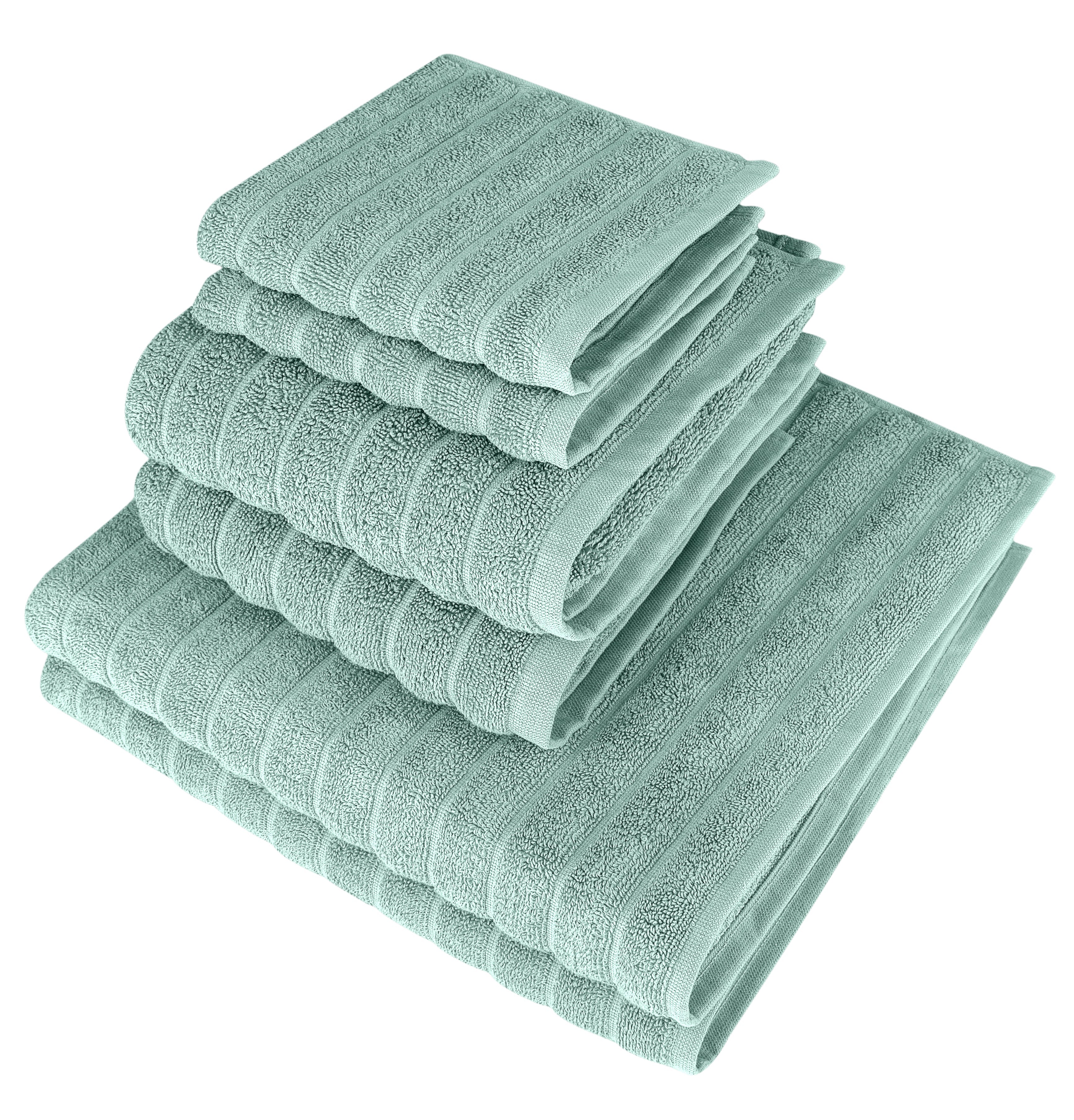 Brampton Luxury Turkish Cotton 6 pc Towel Set with Large Hand Towels