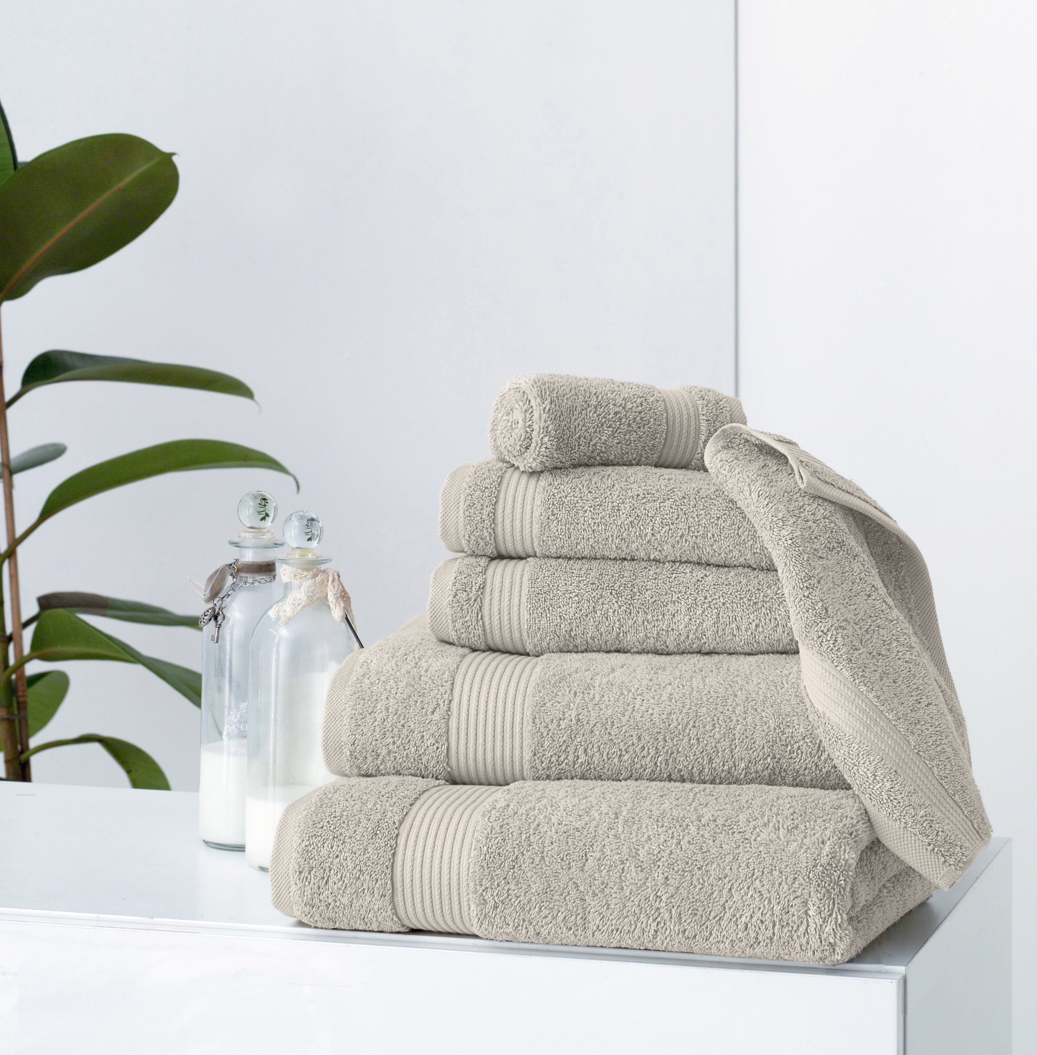 Amadeus Premium 6 Pc Towel Set Everyday Use - Made in Turkey