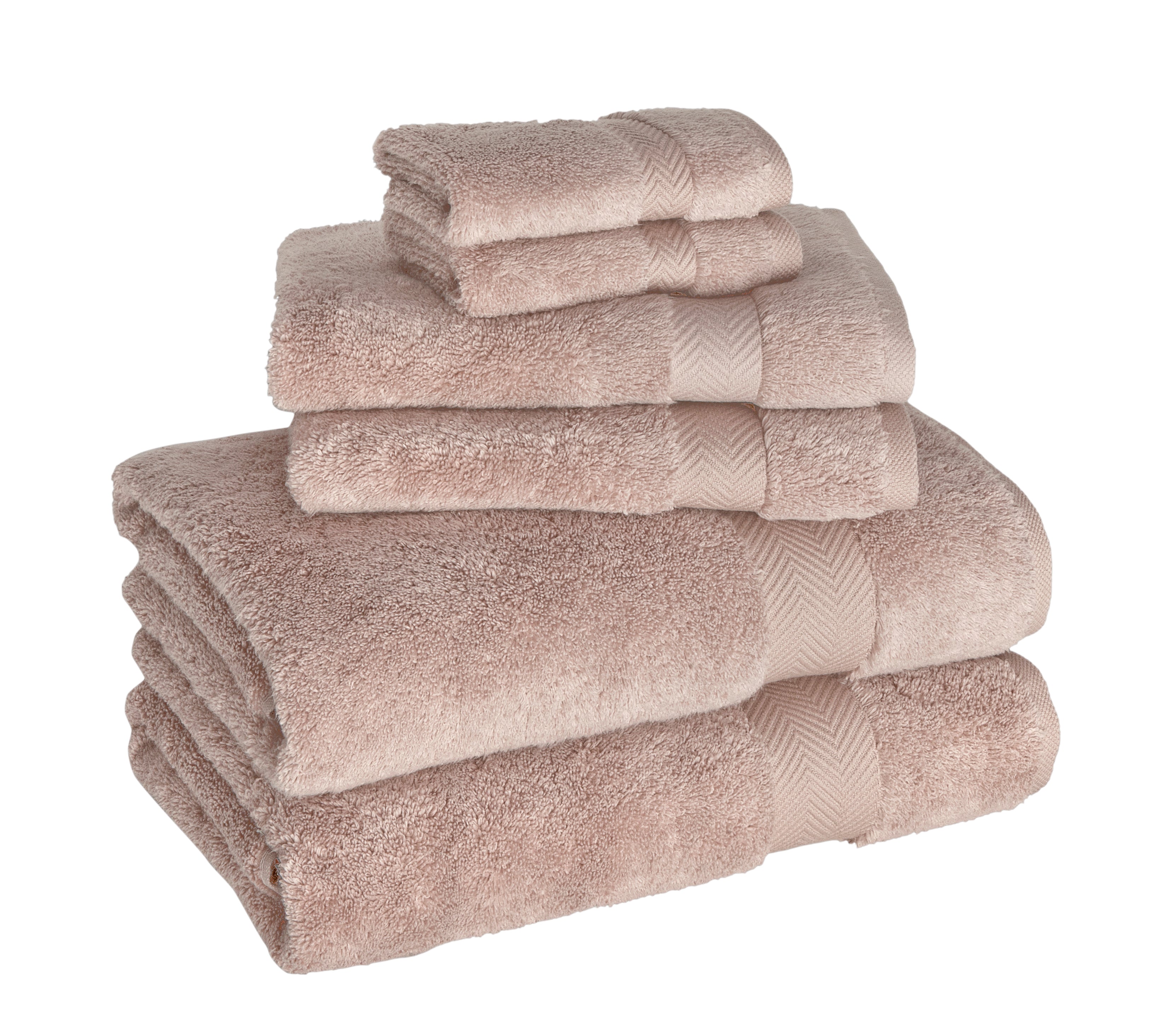 Becci Turkish Cotton Luxury Everyday Towel Set of 6