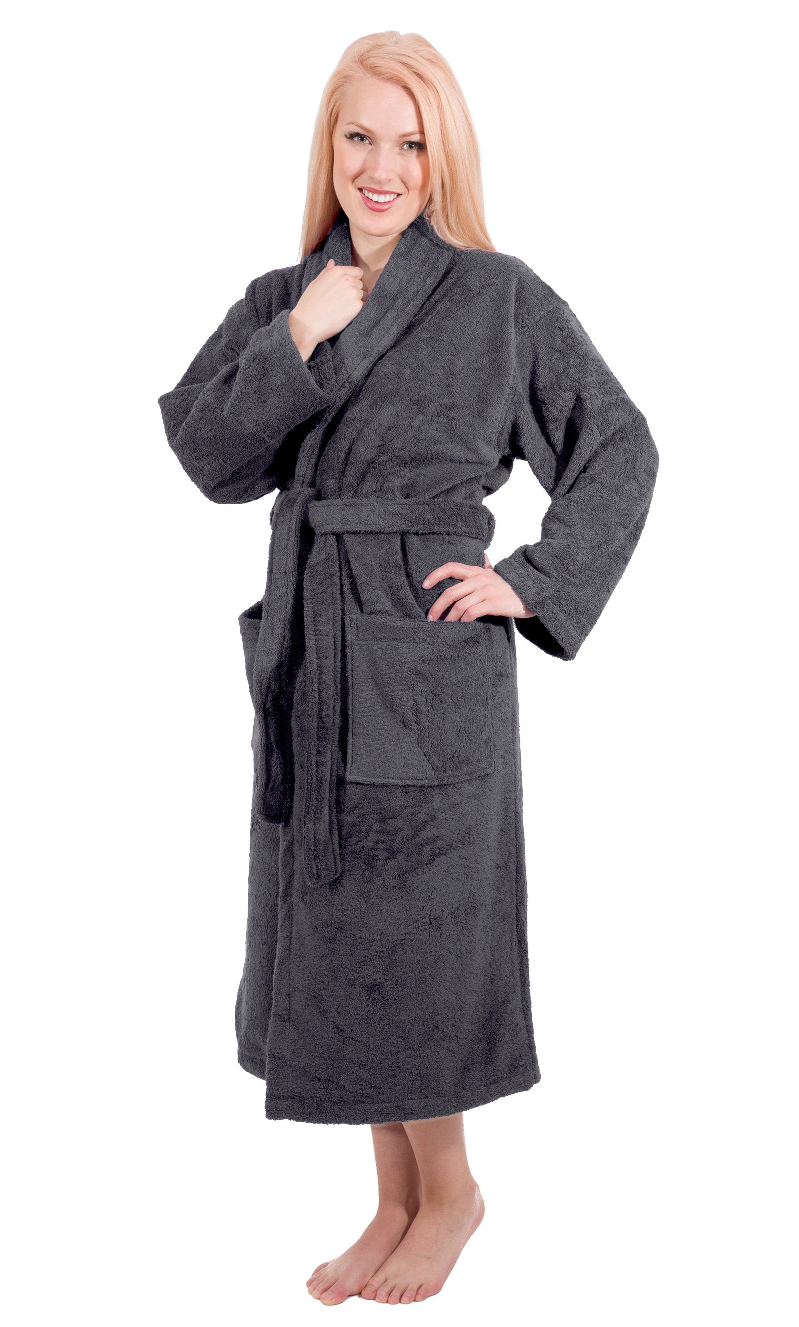Classic Turkish Combed Cotton Luxurious Soft and Comfy Unisex Bathrobes