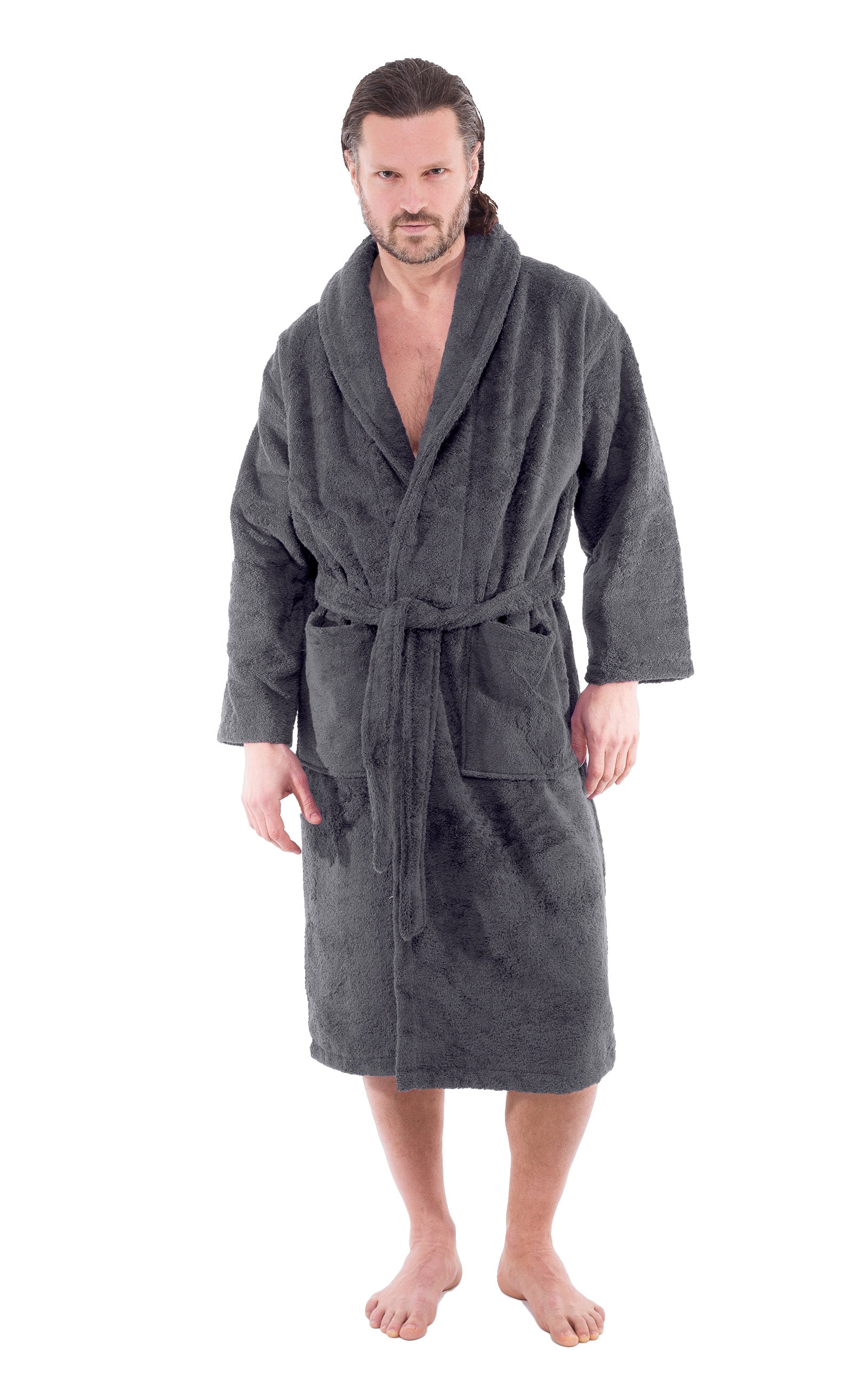 Classic Turkish Combed Cotton Luxurious Soft and Comfy Unisex Bathrobes
