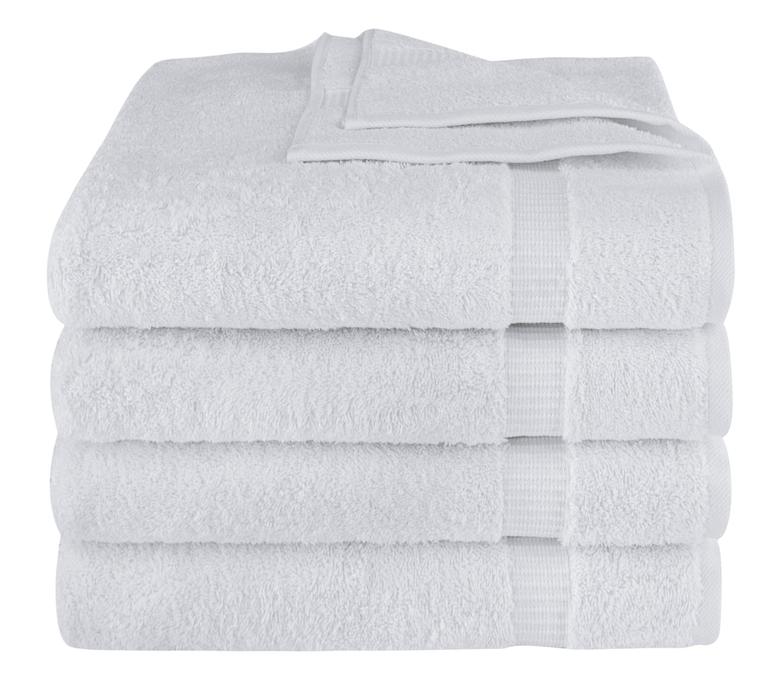 Villa Turkish Cotton Luxury Hotel Collection Bath Towels - 4 Pieces